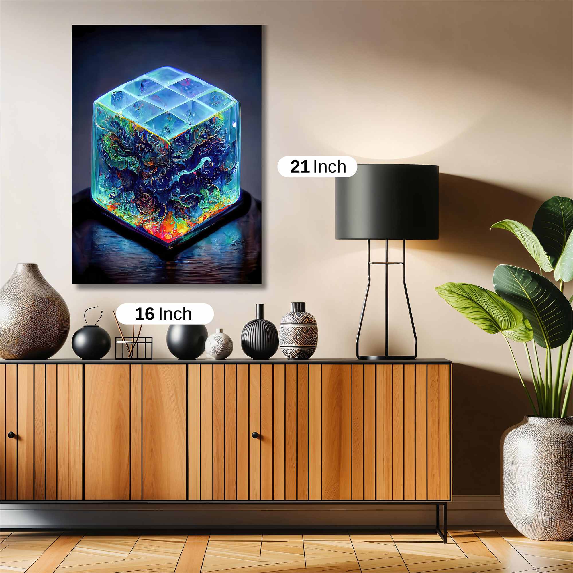 Cube Enigma Safe Wall Magnetic / M