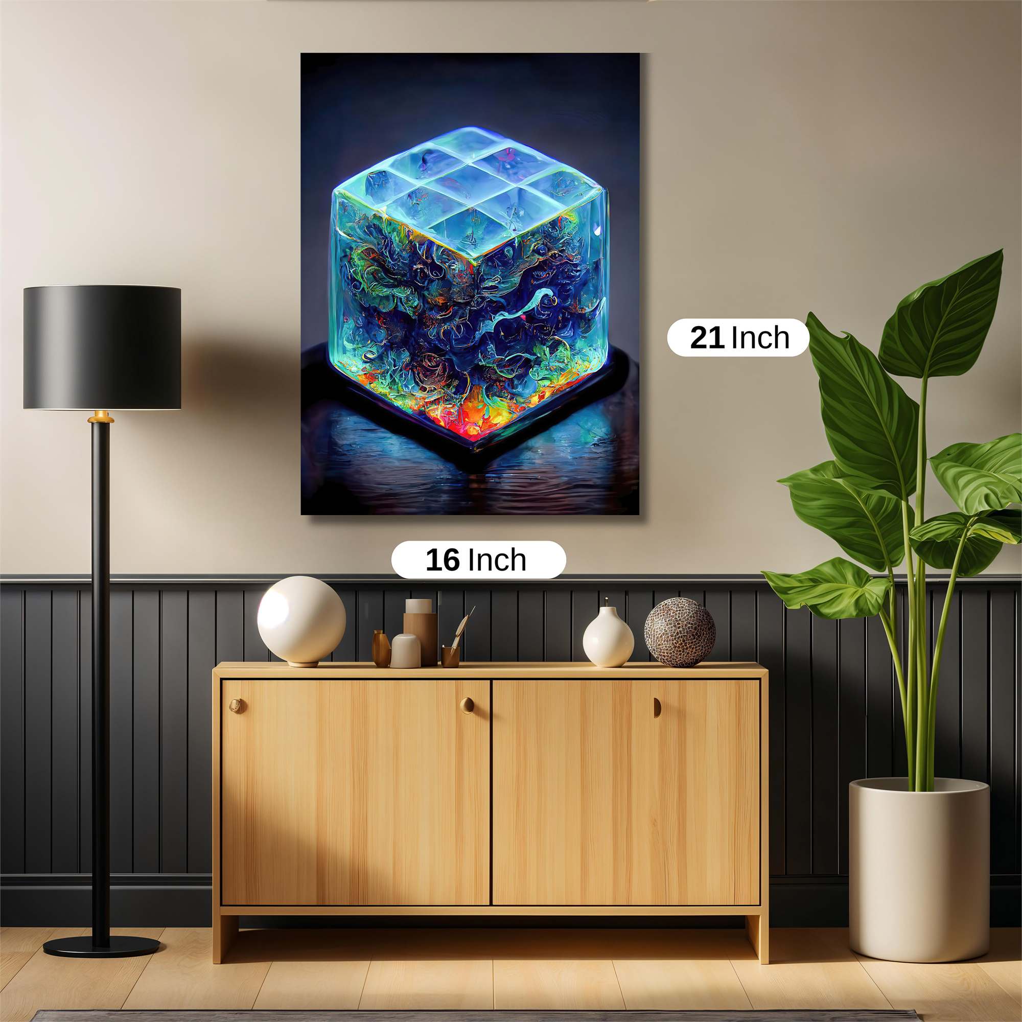 Cube Enigma Safe Wall Magnetic / M