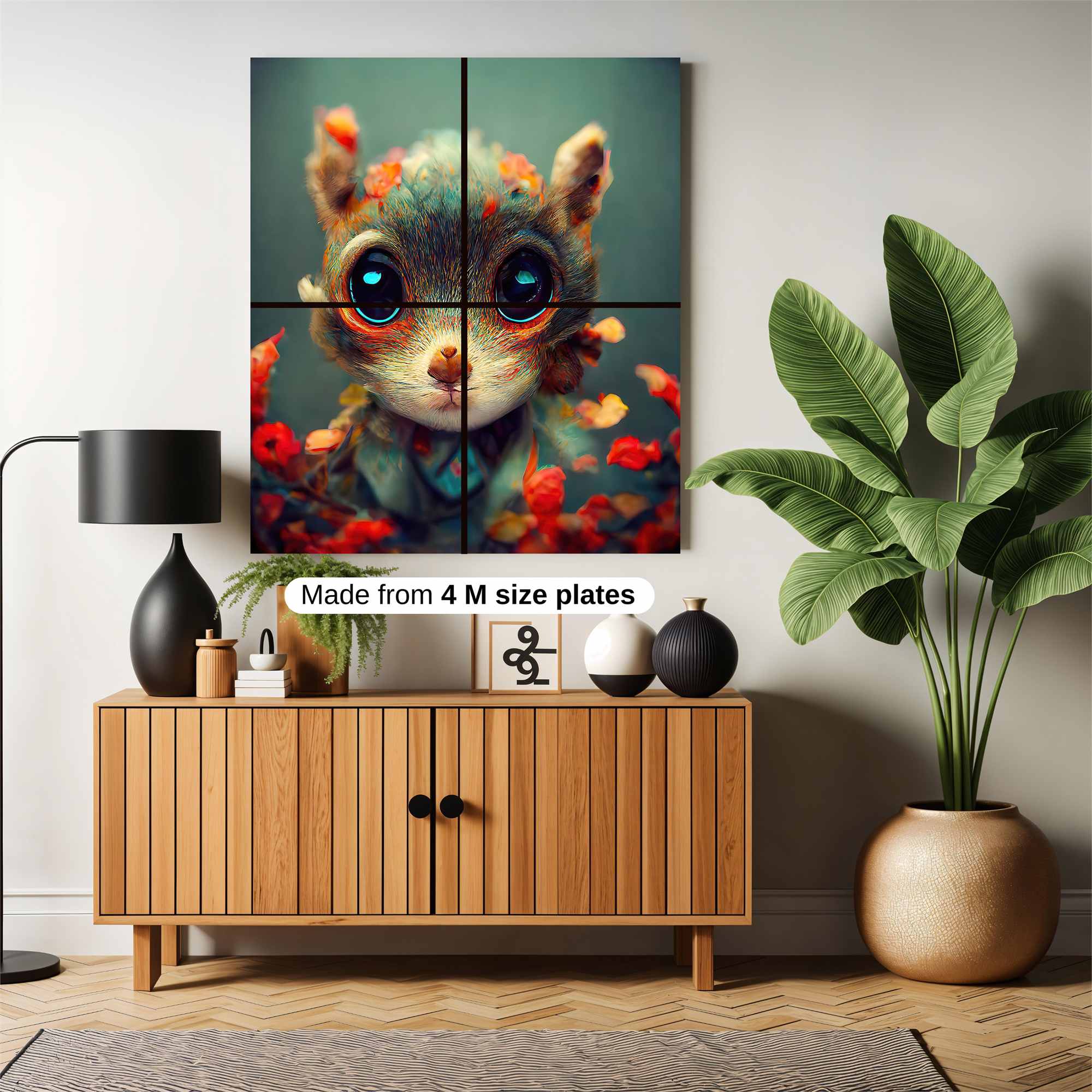 Leafy Whimsy Safe Wall Magnetic / M