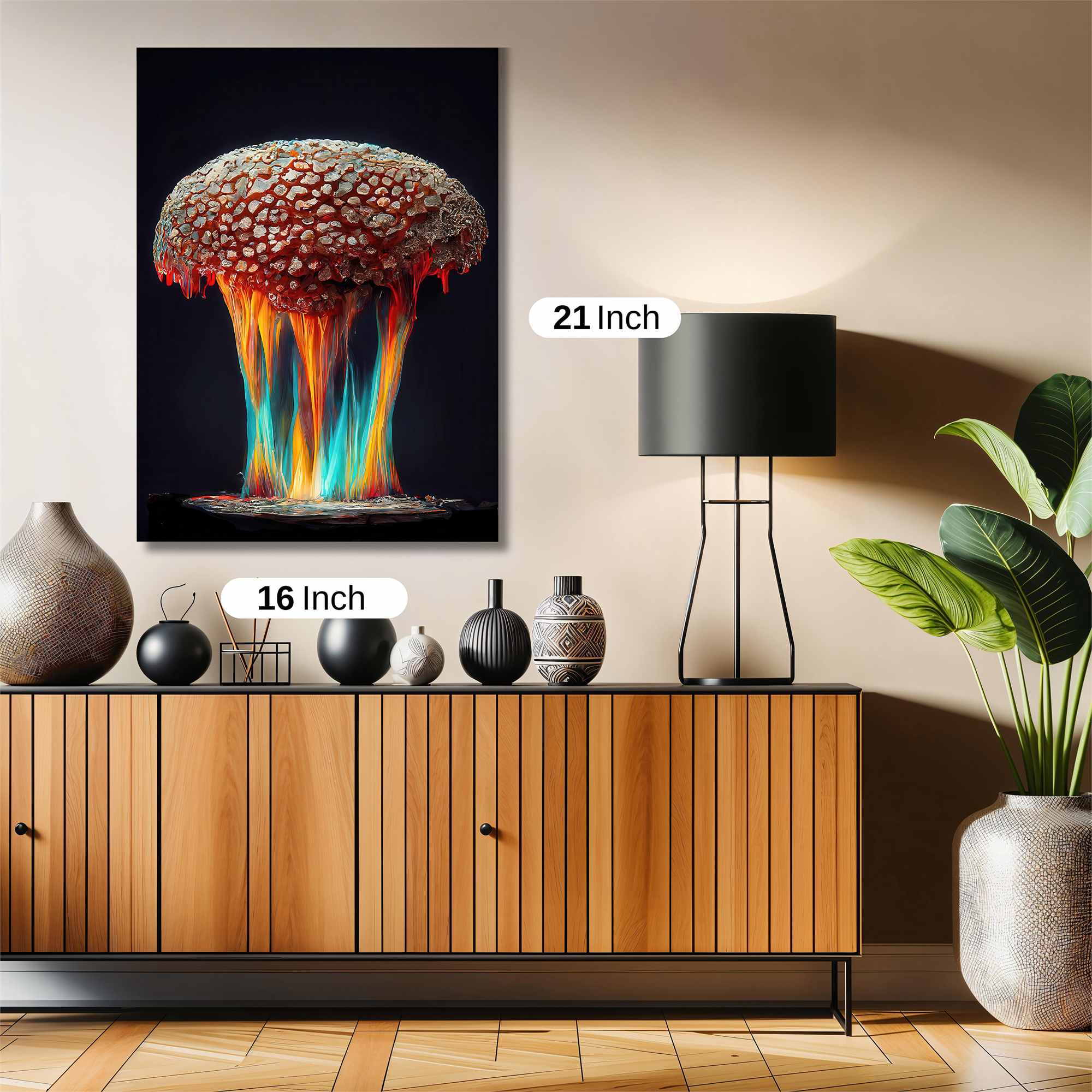 Mushroom Blaze Safe Wall Magnetic / M