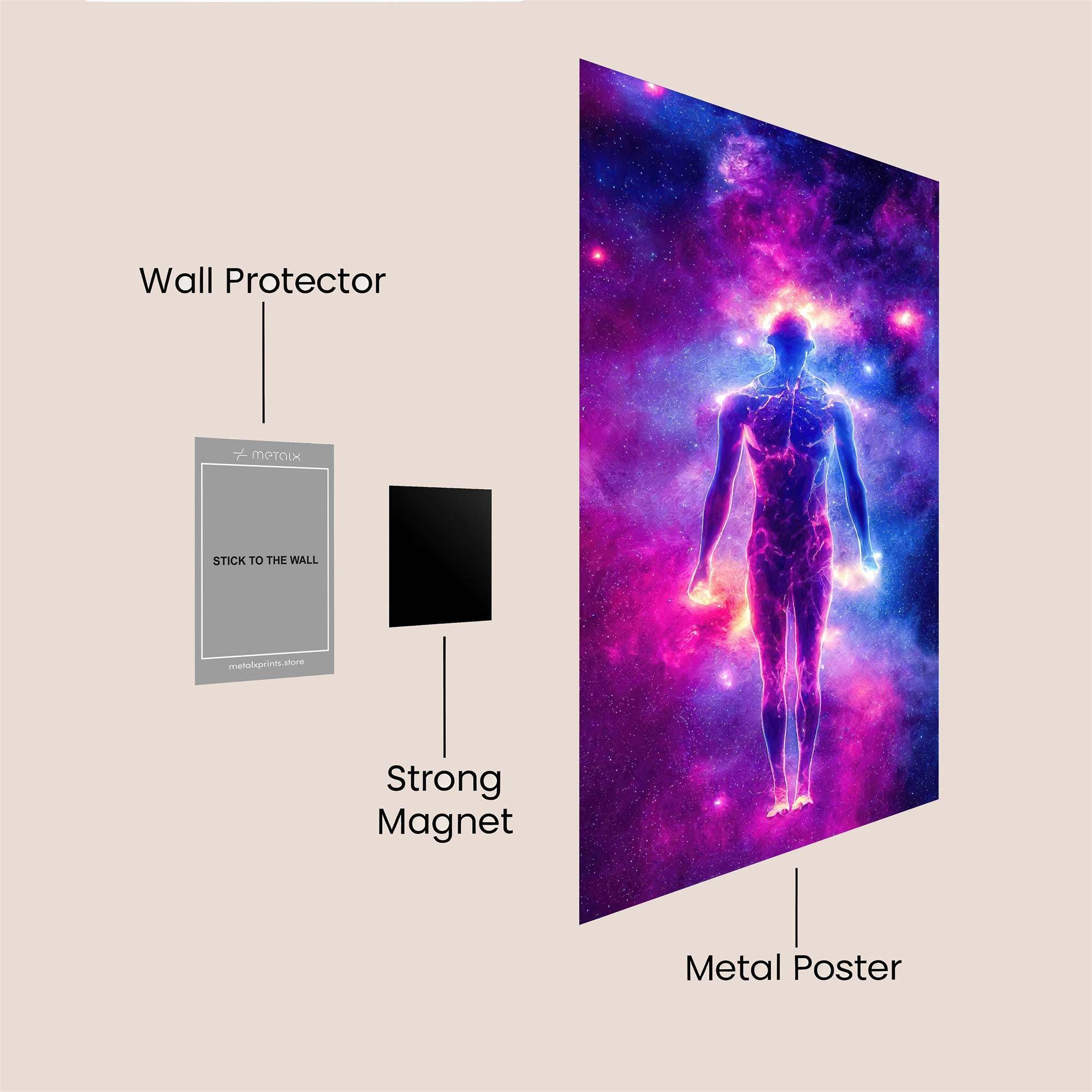 Cosmic Serenity Safe Wall Magnetic / M