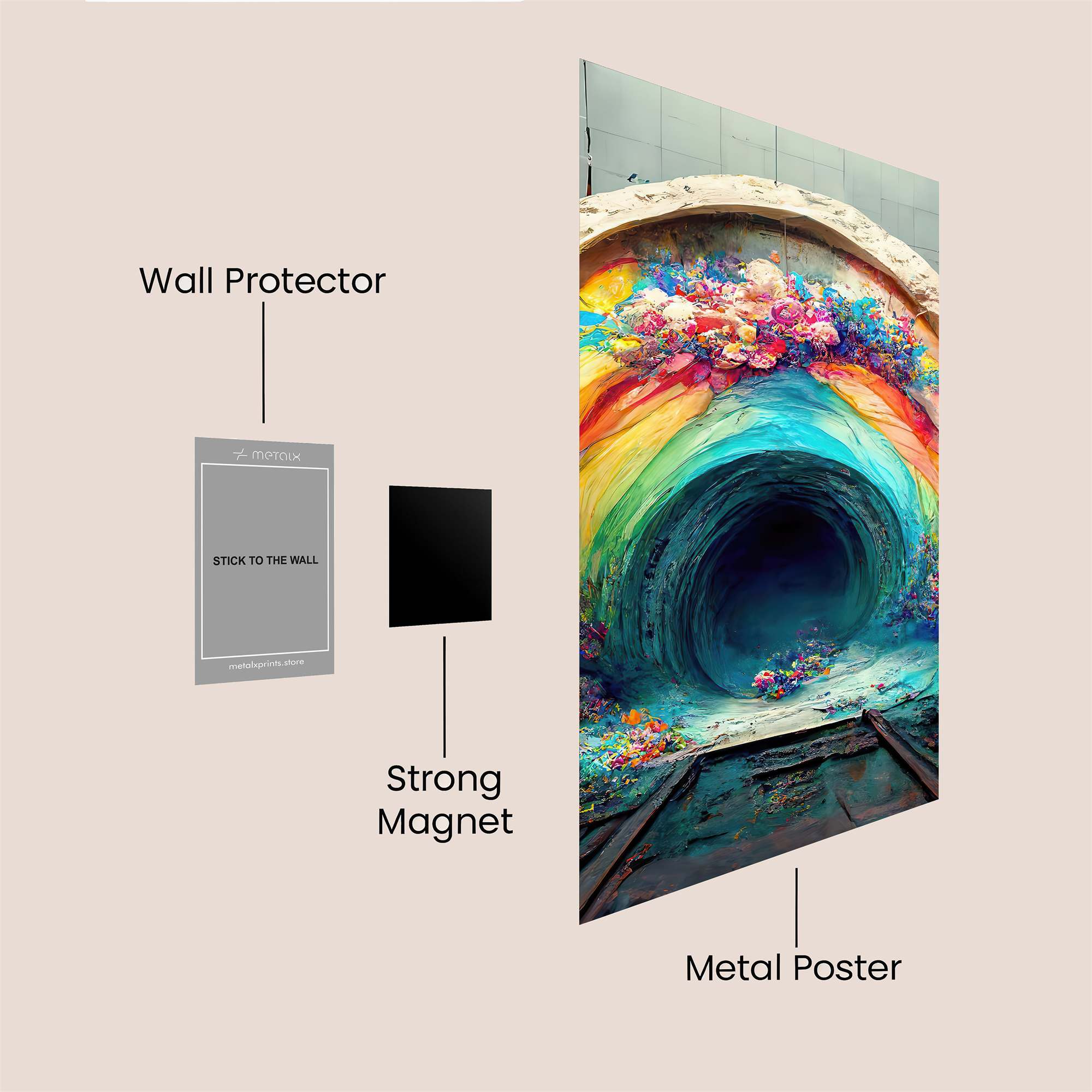Portal Whimsy Safe Wall Magnetic / M