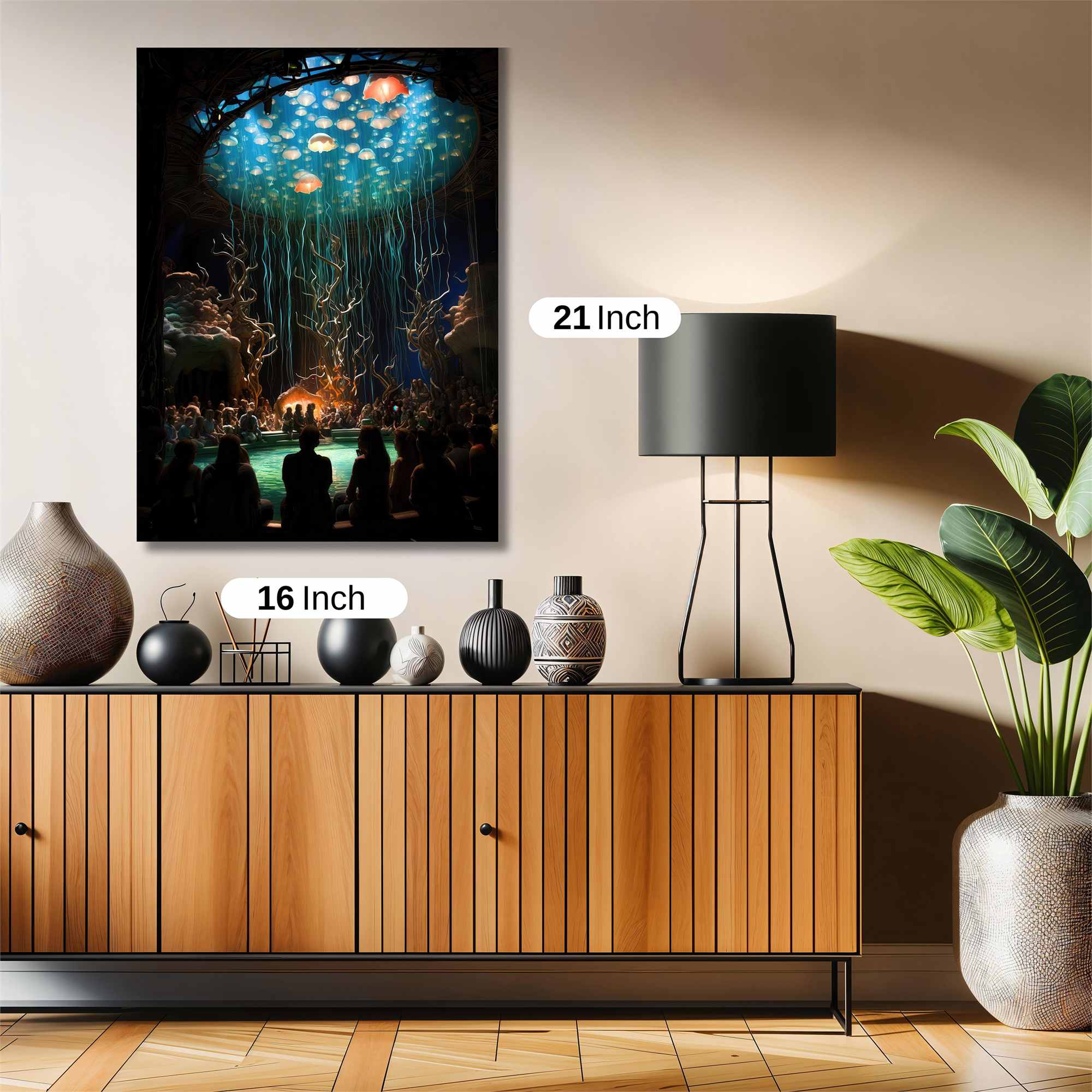 Jellyfish Enchantment Safe Wall Magnetic / M