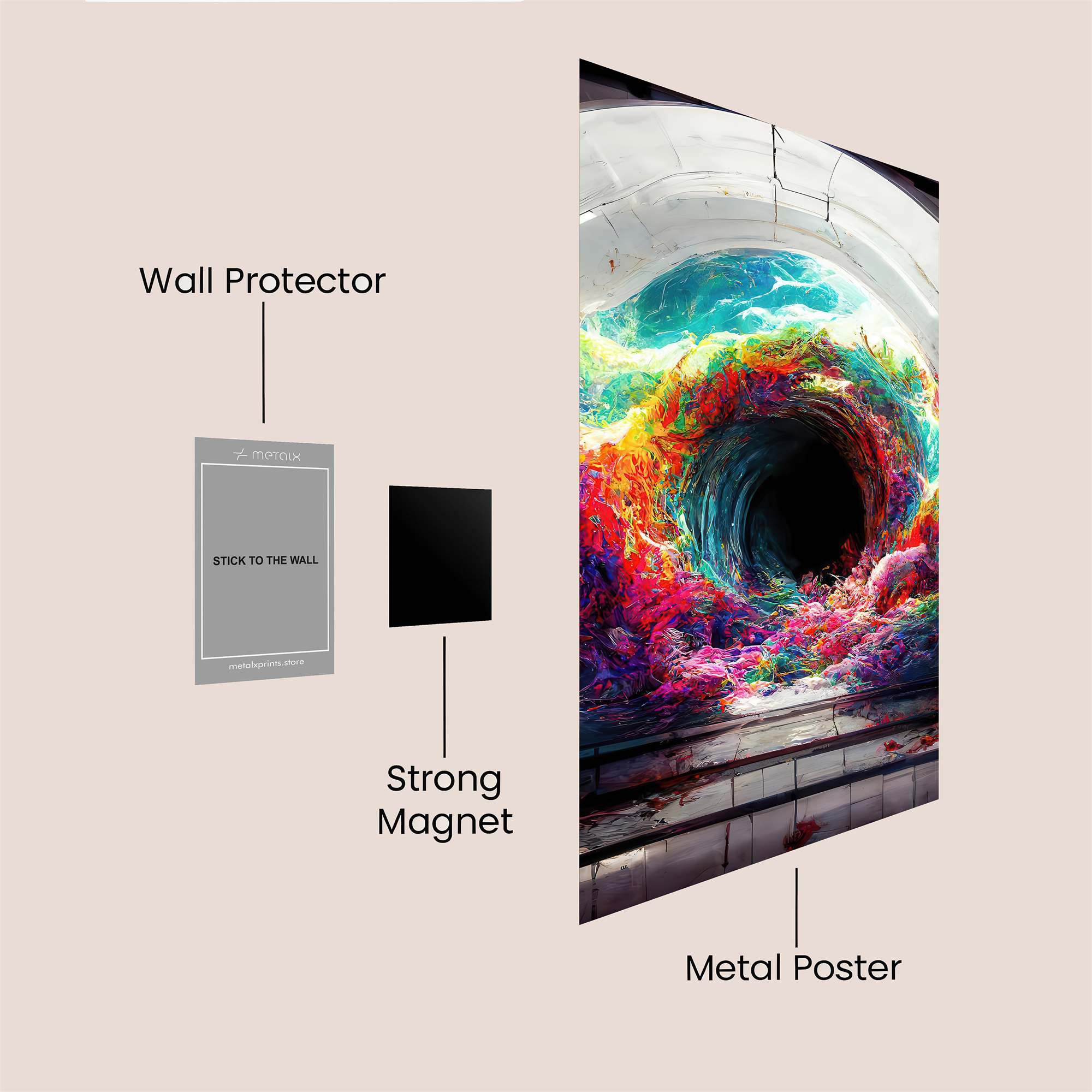 Portal Euphoria Safe Wall Magnetic / M