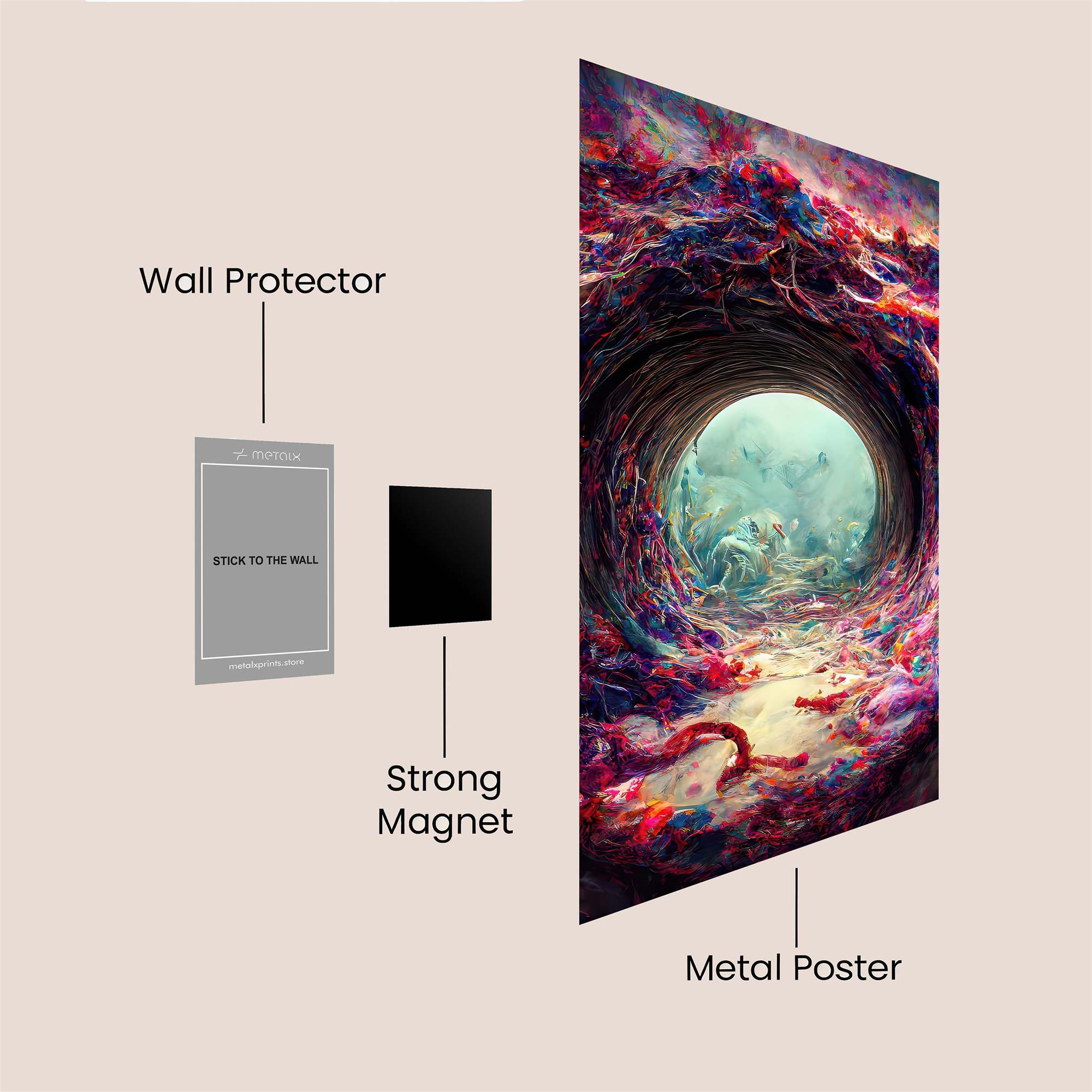 Portal Dreamscape Safe Wall Magnetic / M