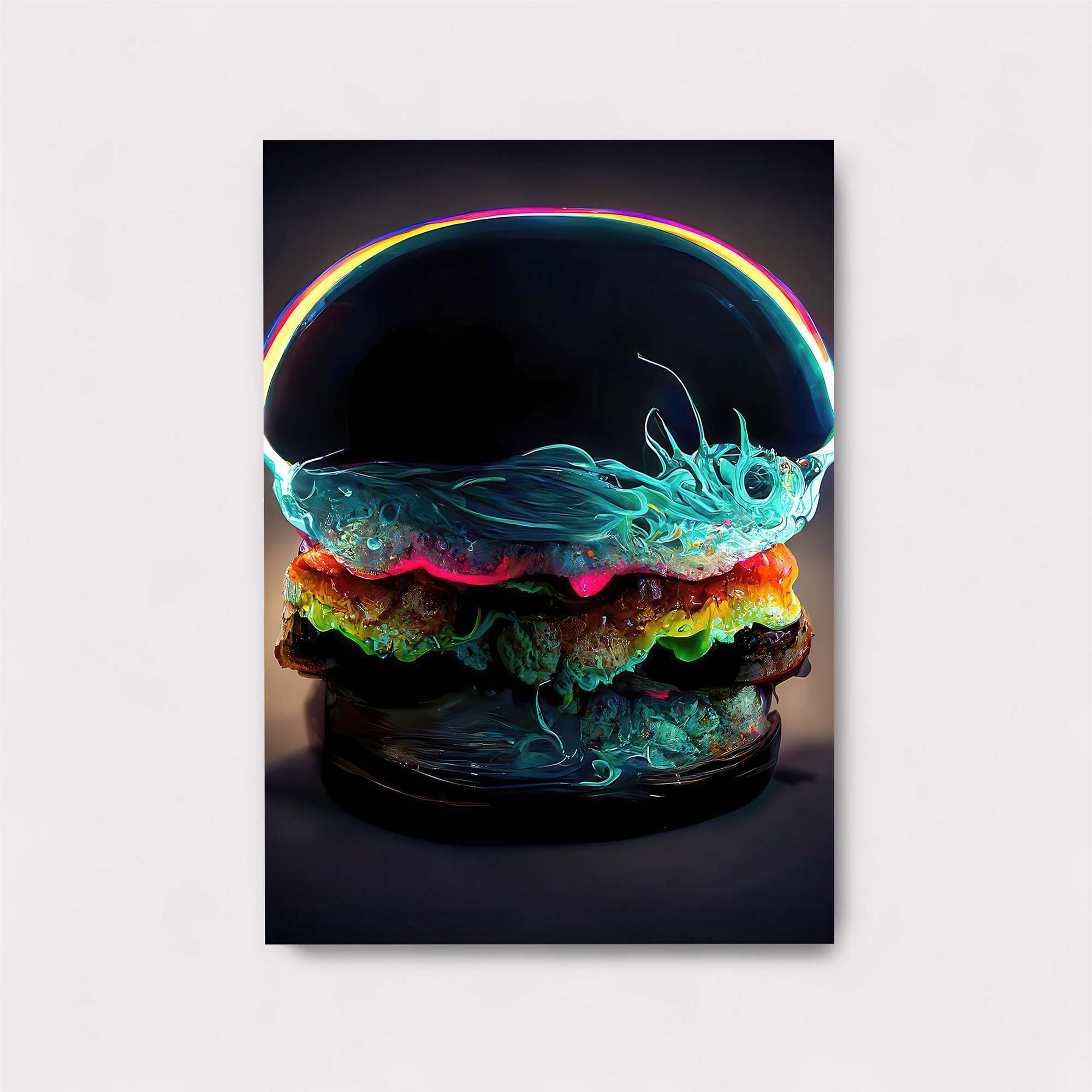 Psychedelic Burger Safe Wall Magnetic / M