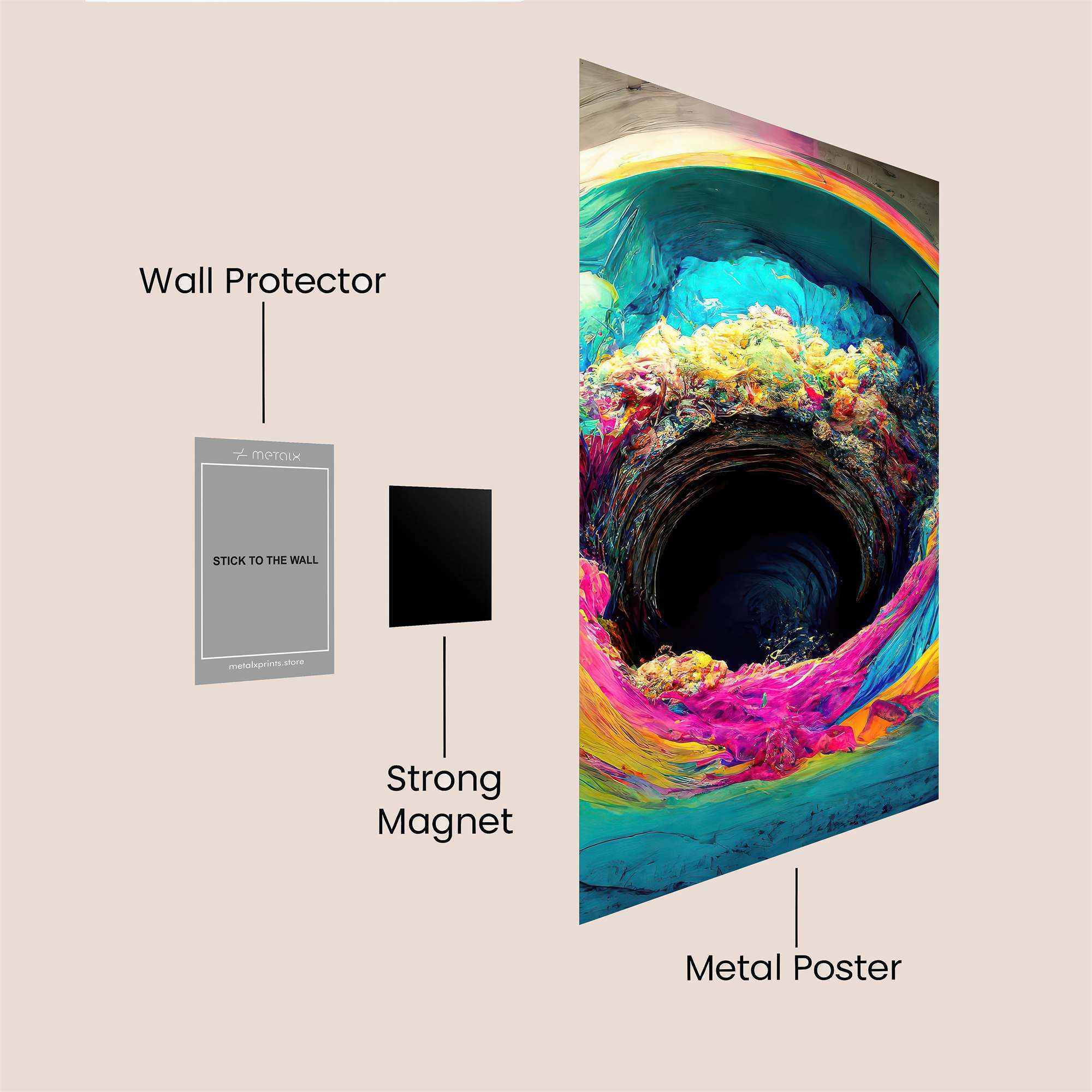 Portal Euphoria Safe Wall Magnetic / M