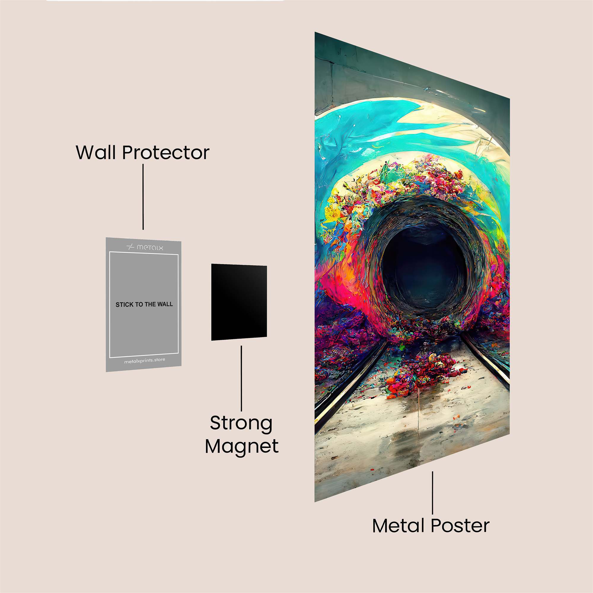 Tunnel Dreamscape Safe Wall Magnetic / M