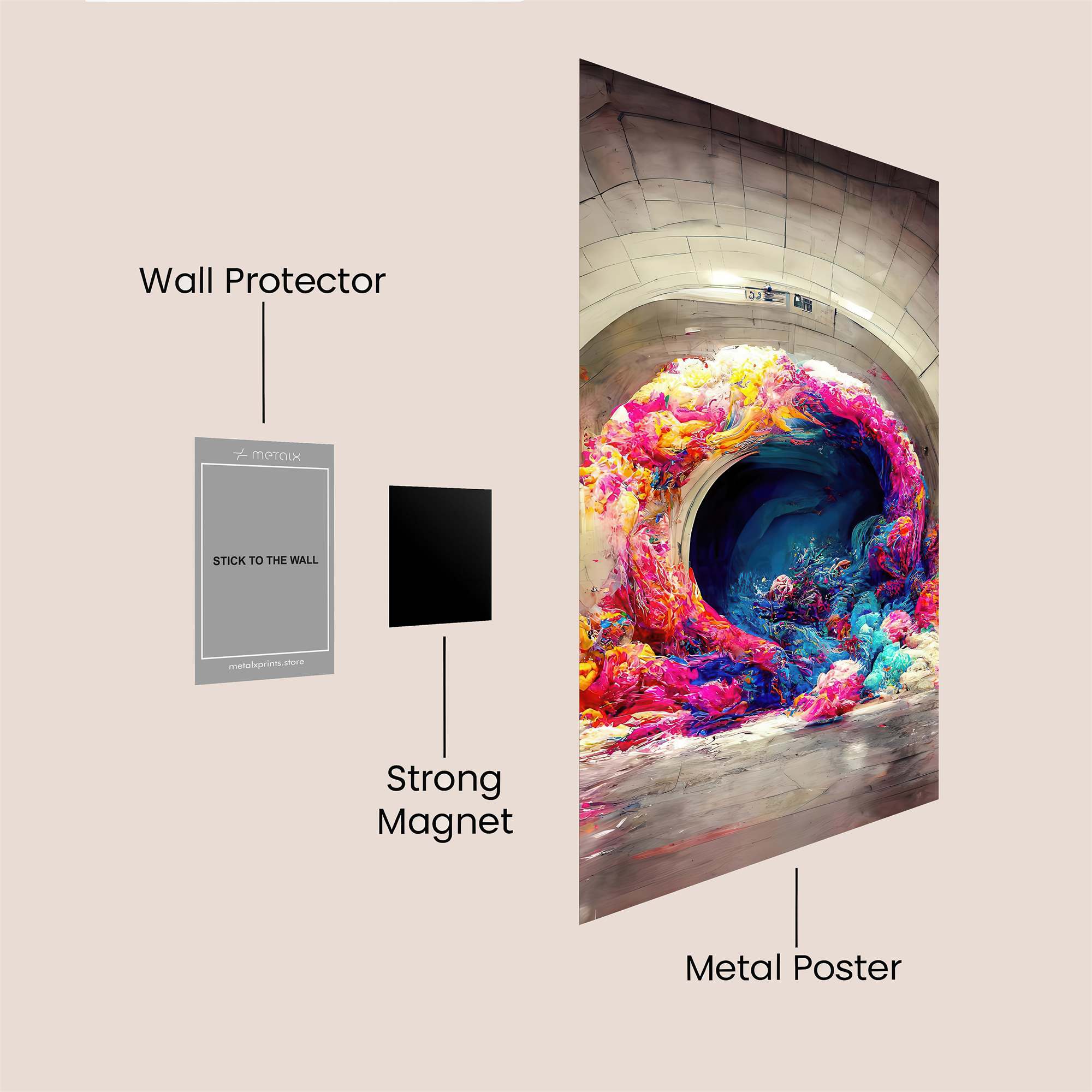 Tunnel Dreamscape Safe Wall Magnetic / M