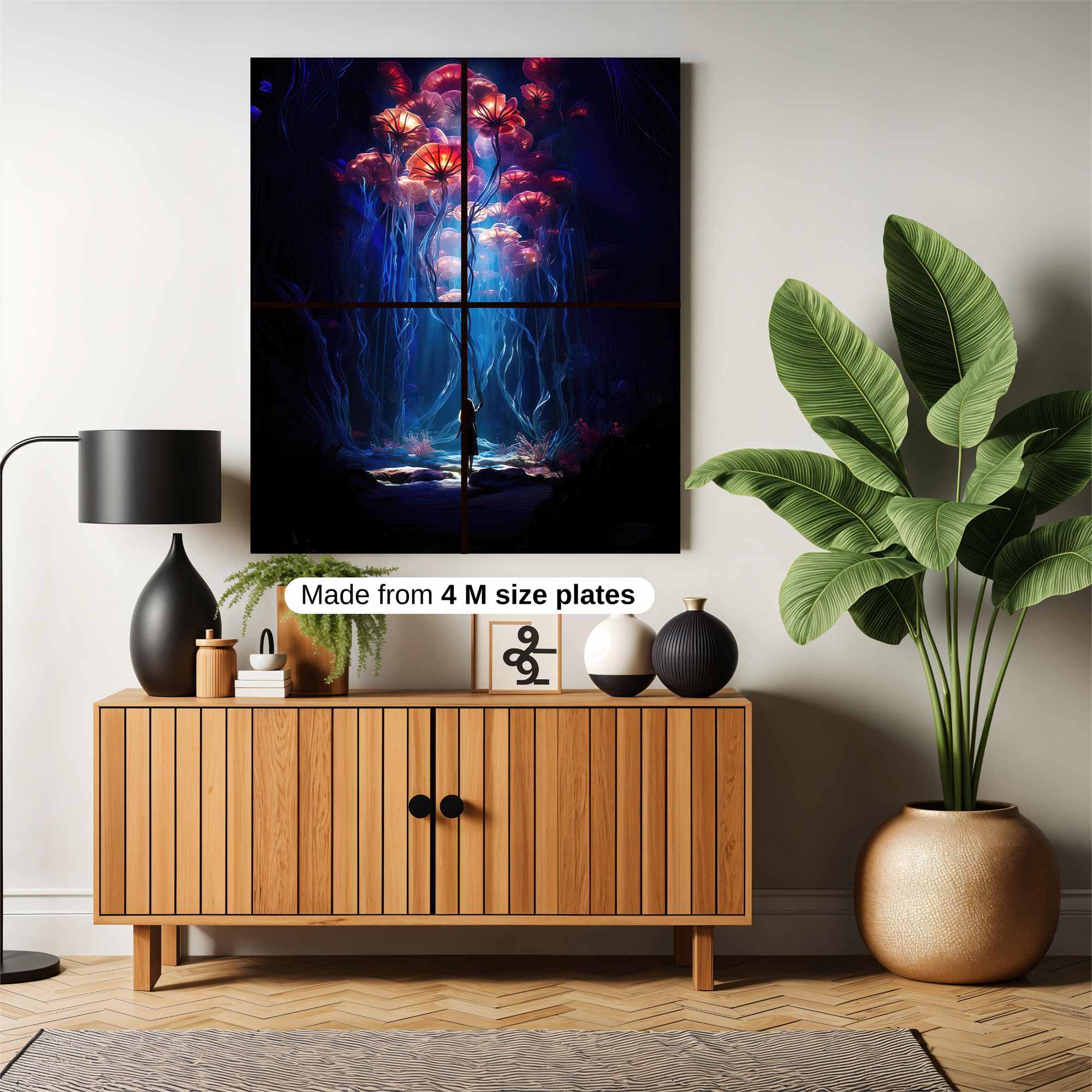 Jellyfish Enchantment Safe Wall Magnetic / M