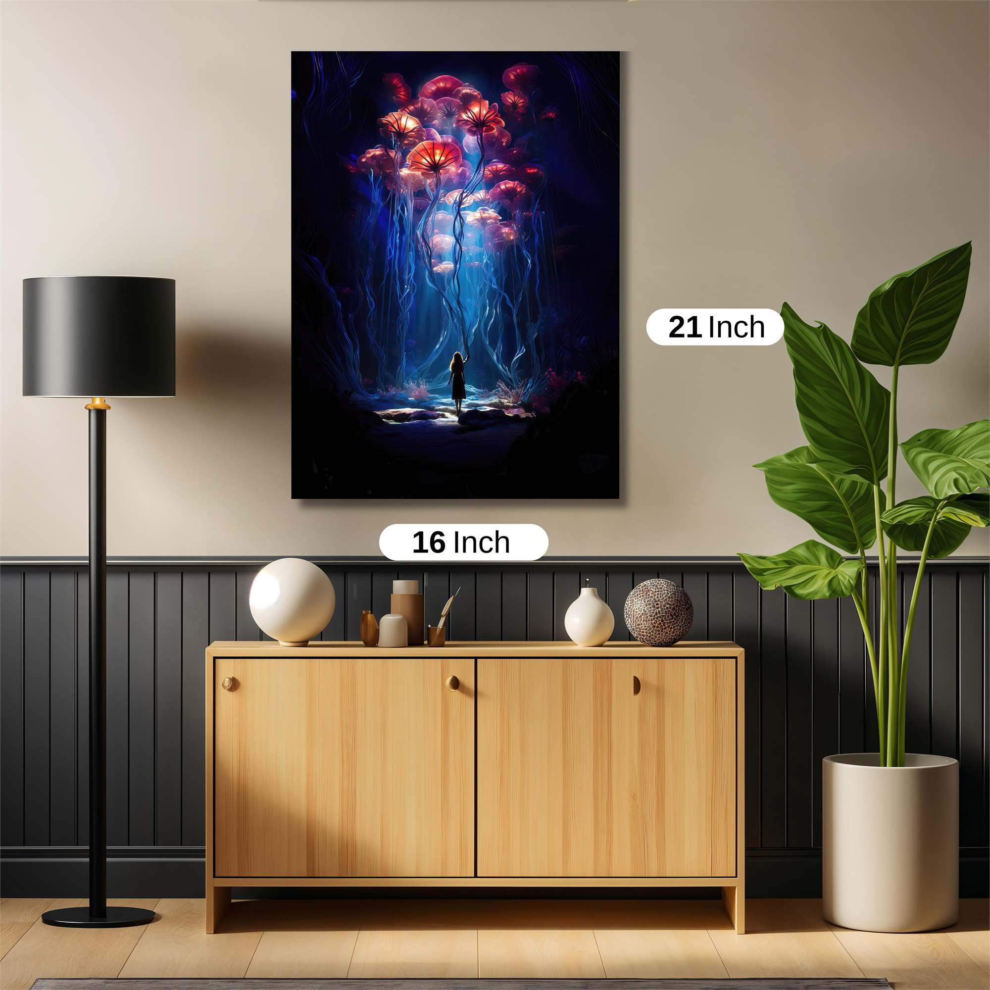 Jellyfish Enchantment Safe Wall Magnetic / M
