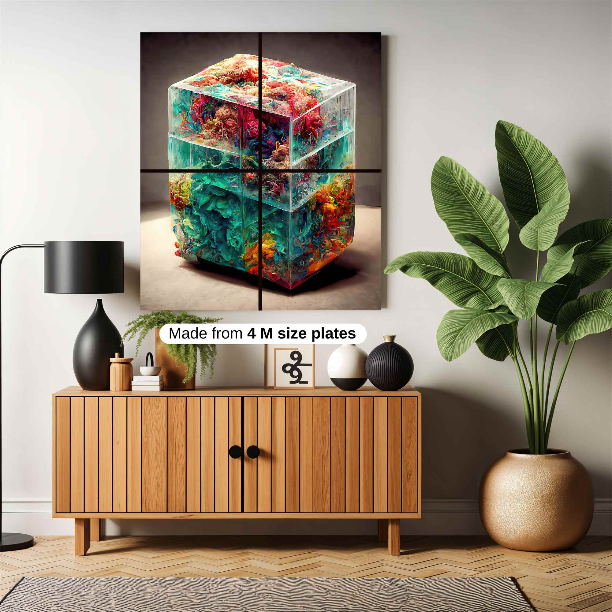 Colorful Chaos Safe Wall Magnetic / M
