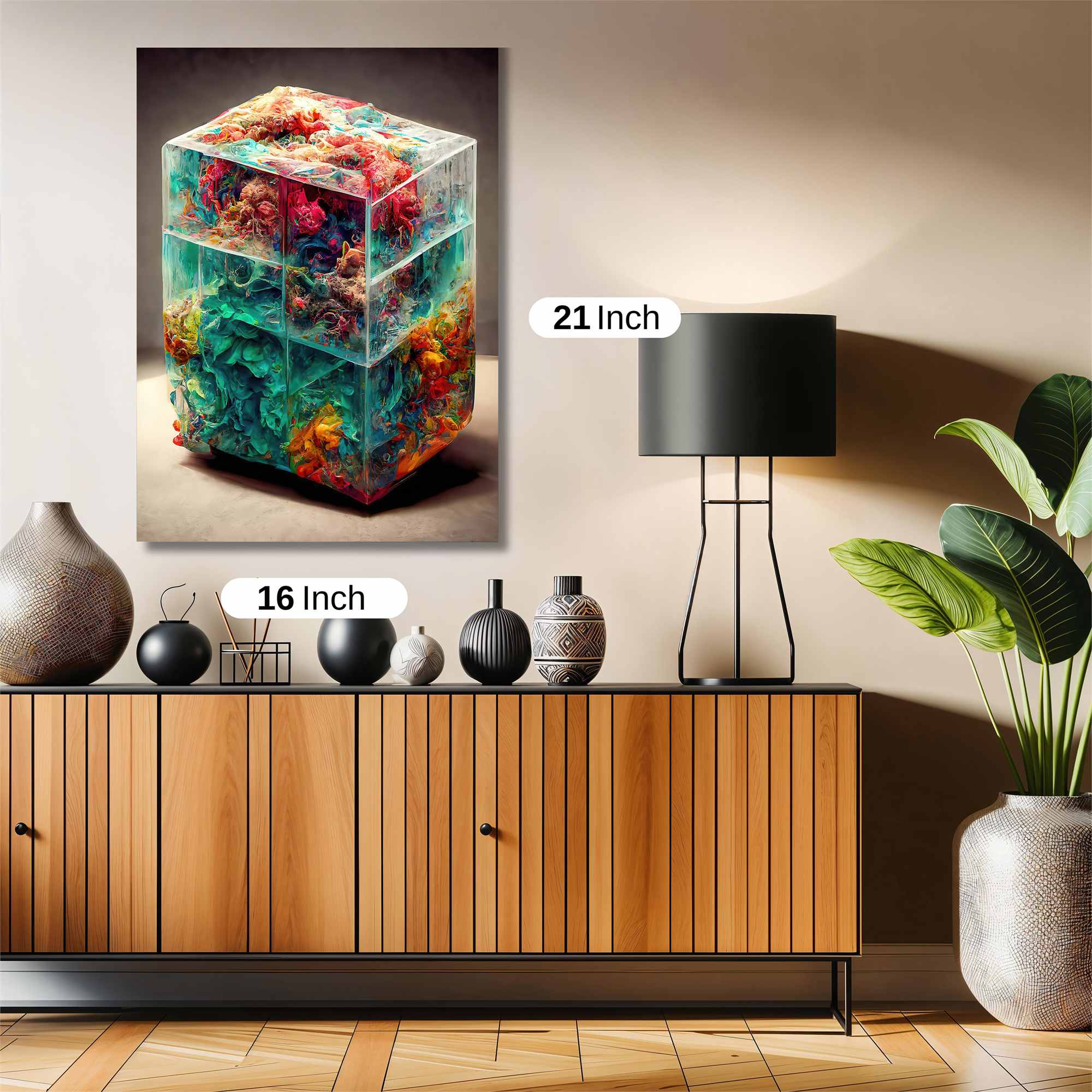 Colorful Chaos Safe Wall Magnetic / M