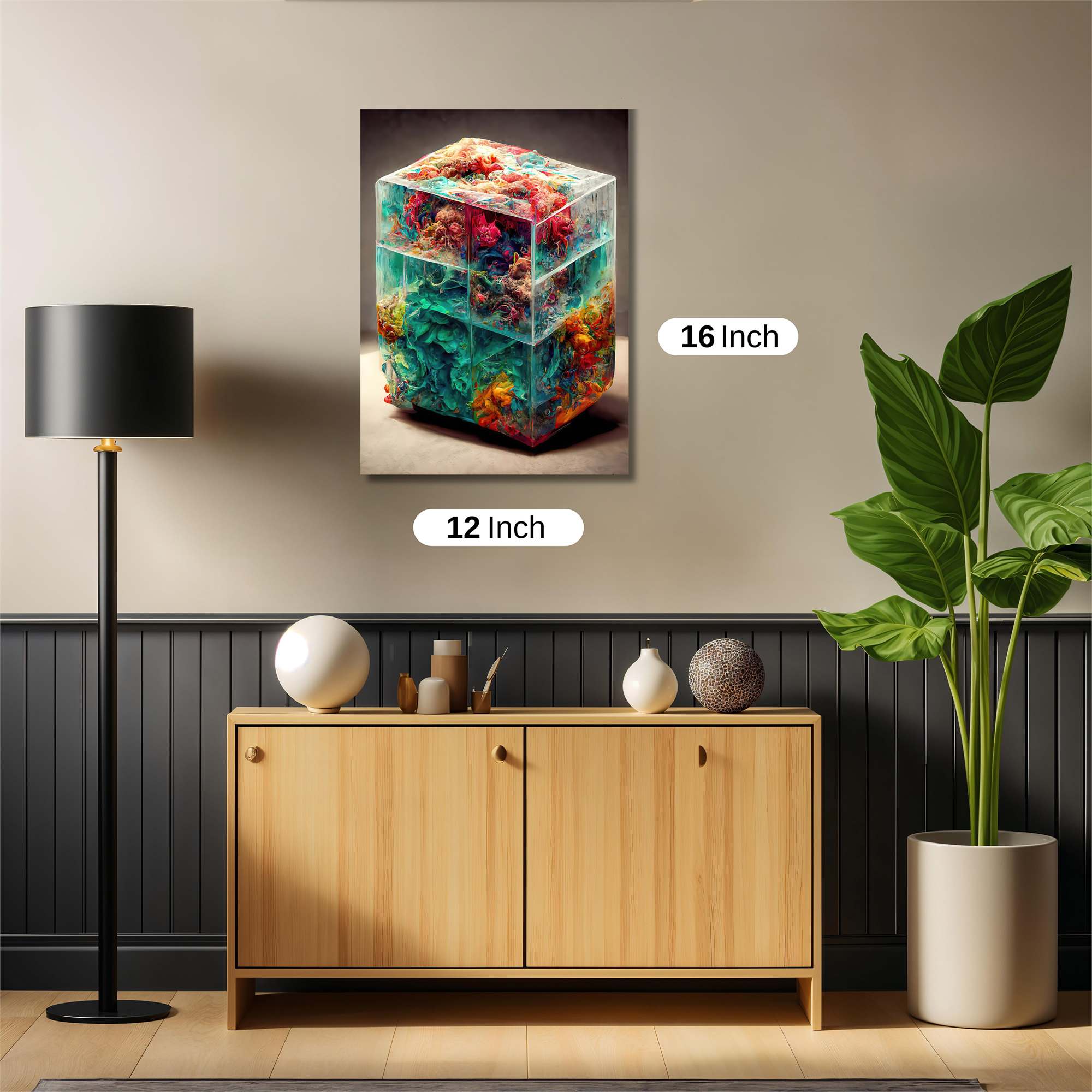 Colorful Chaos Safe Wall Magnetic / M