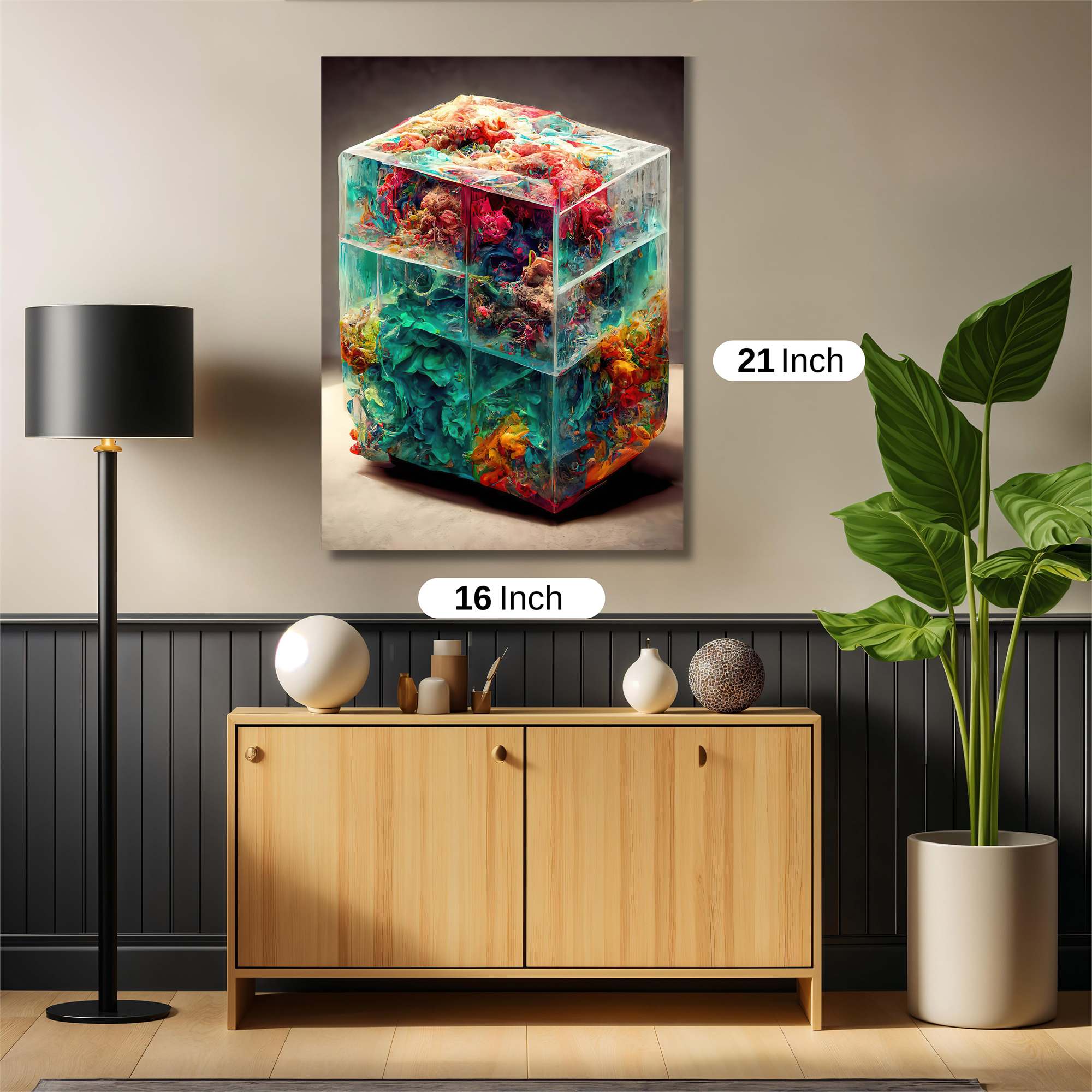 Colorful Chaos Safe Wall Magnetic / M