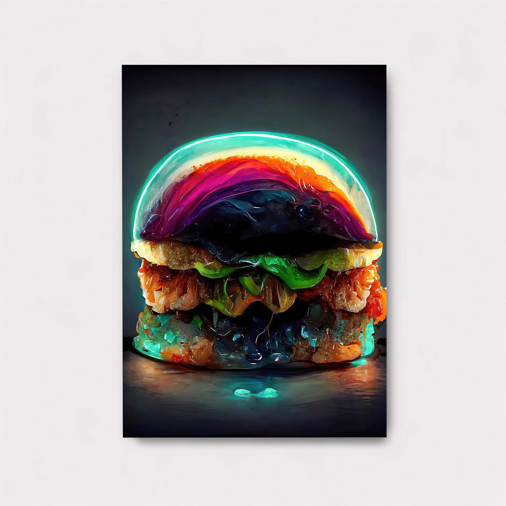 Burger Glow Safe Wall Magnetic / M