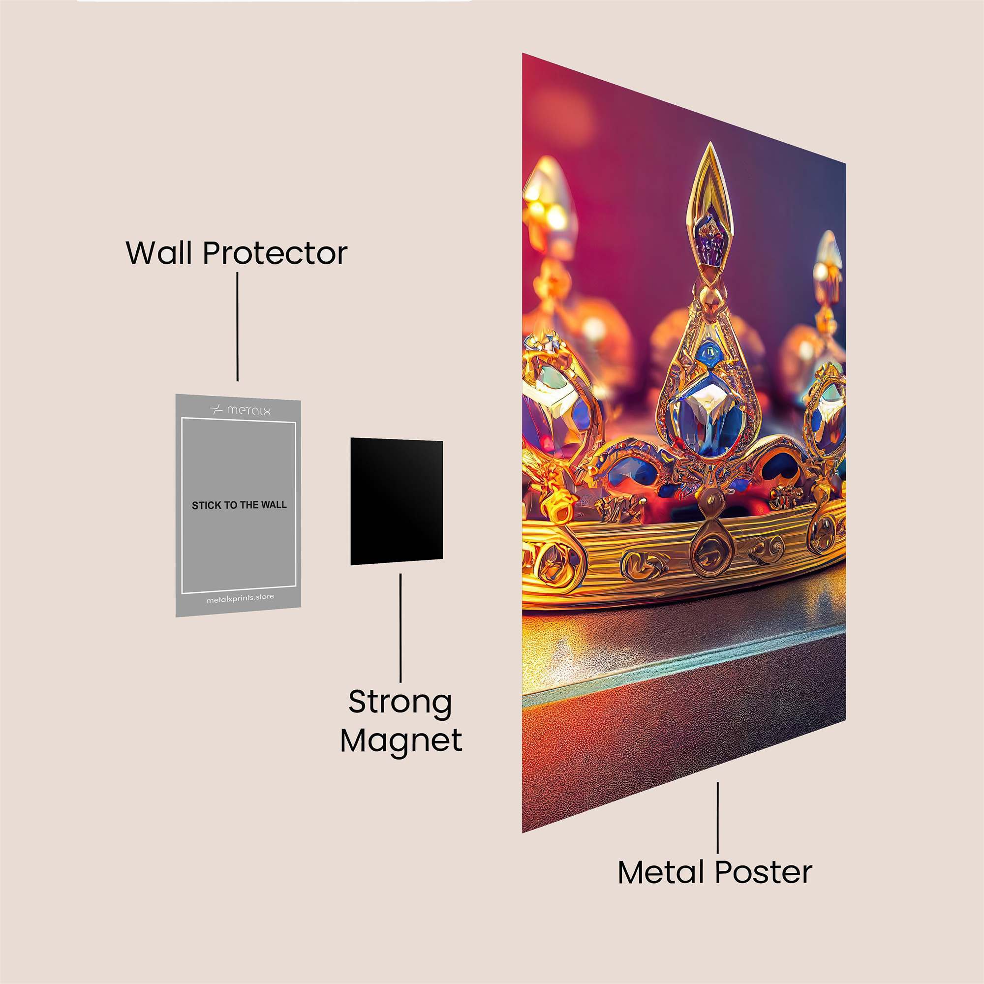 Royal Radiance Safe Wall Magnetic / M