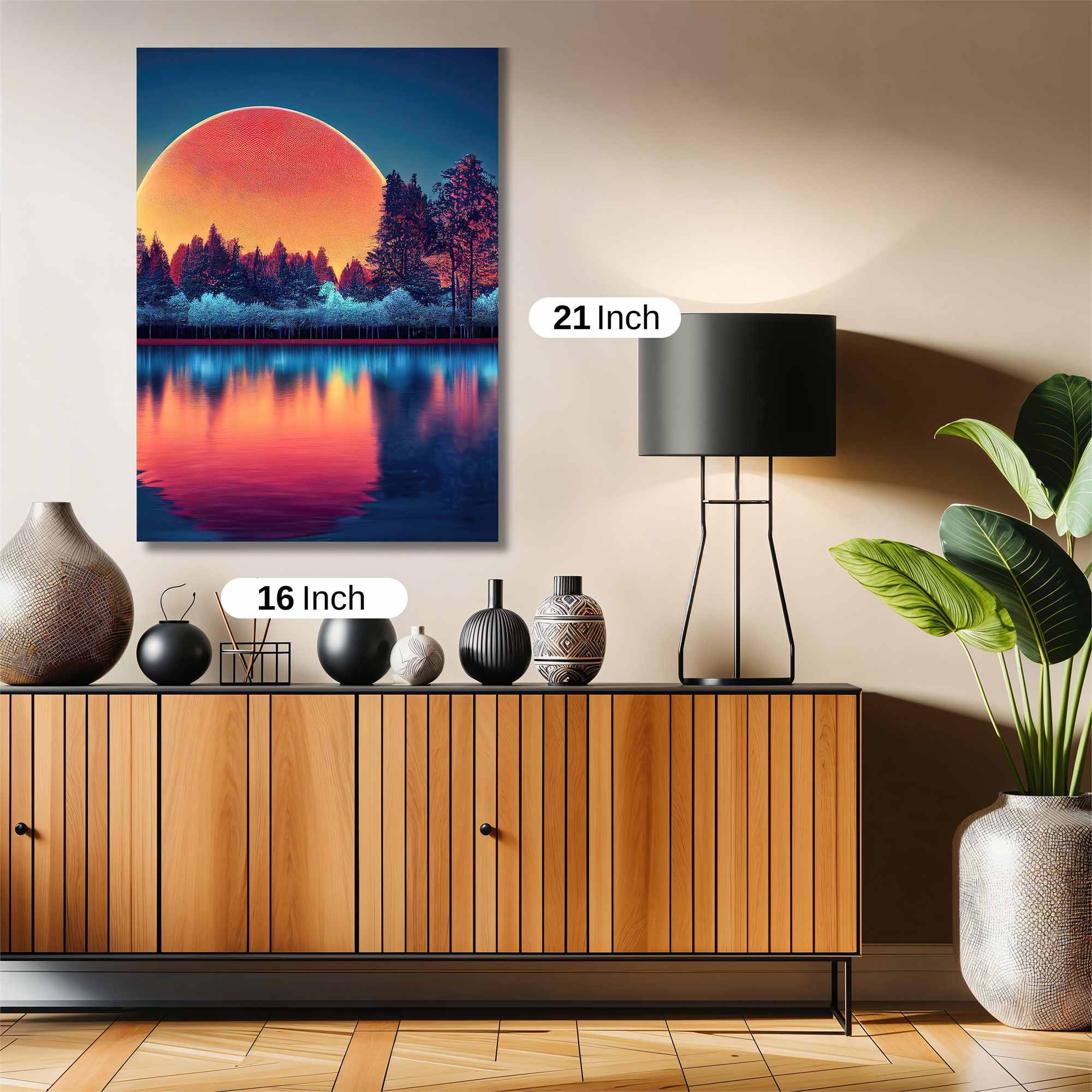 Sunset Serenity Safe Wall Magnetic / M