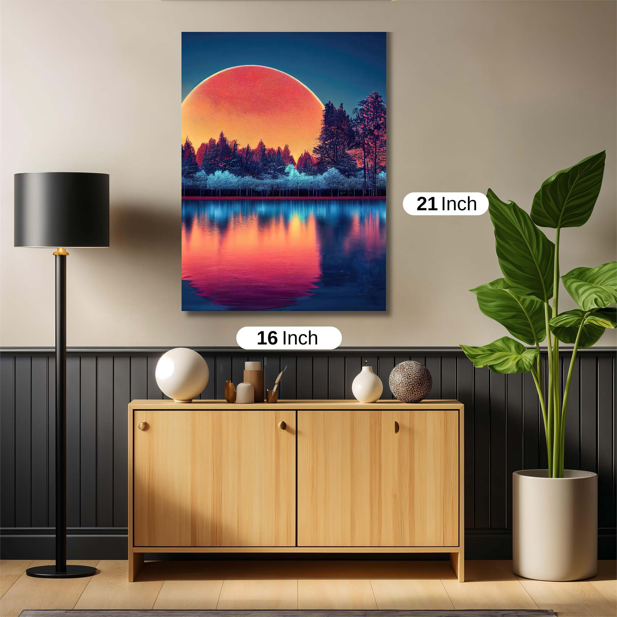 Sunset Serenity Safe Wall Magnetic / M