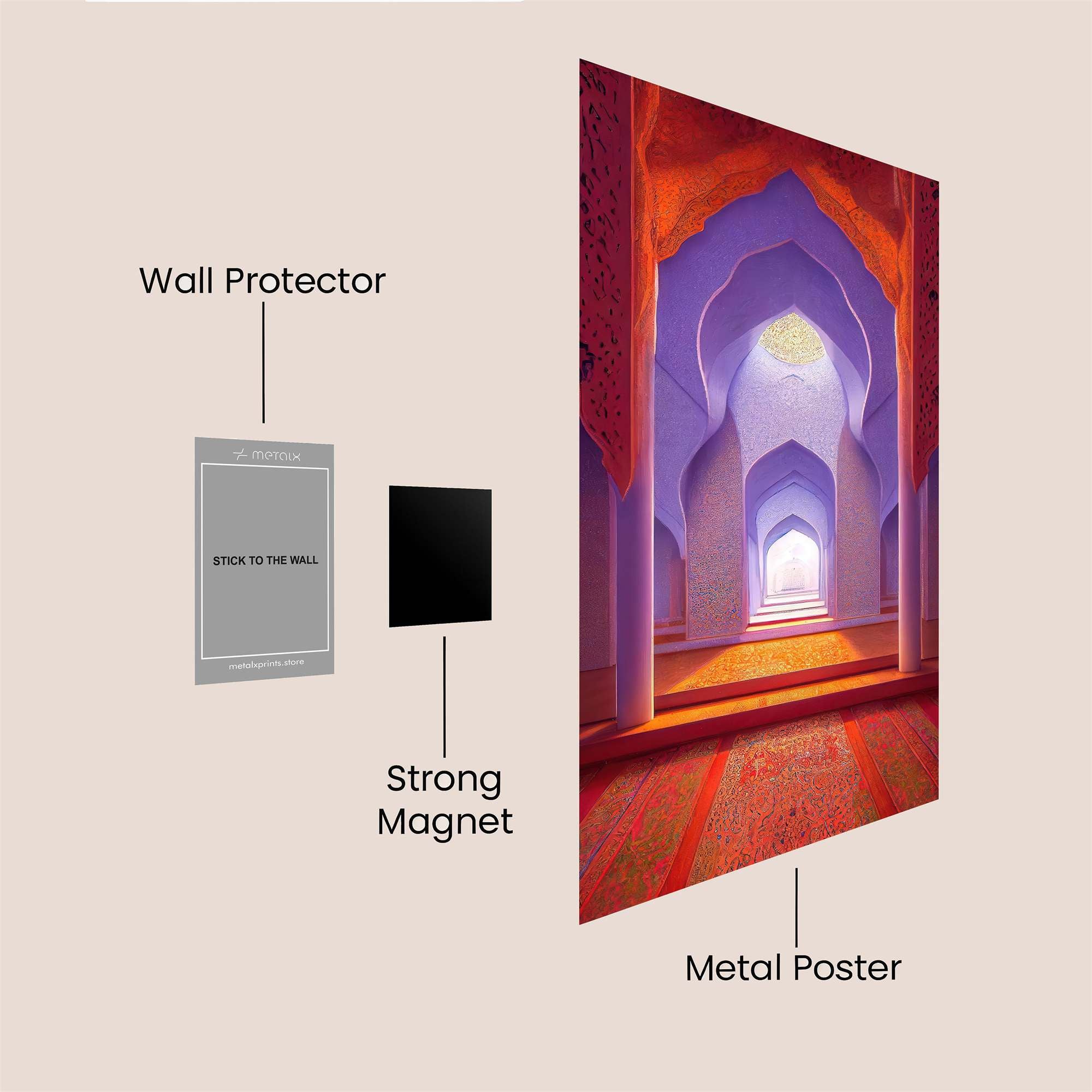 Mystic Archway Safe Wall Magnetic / M