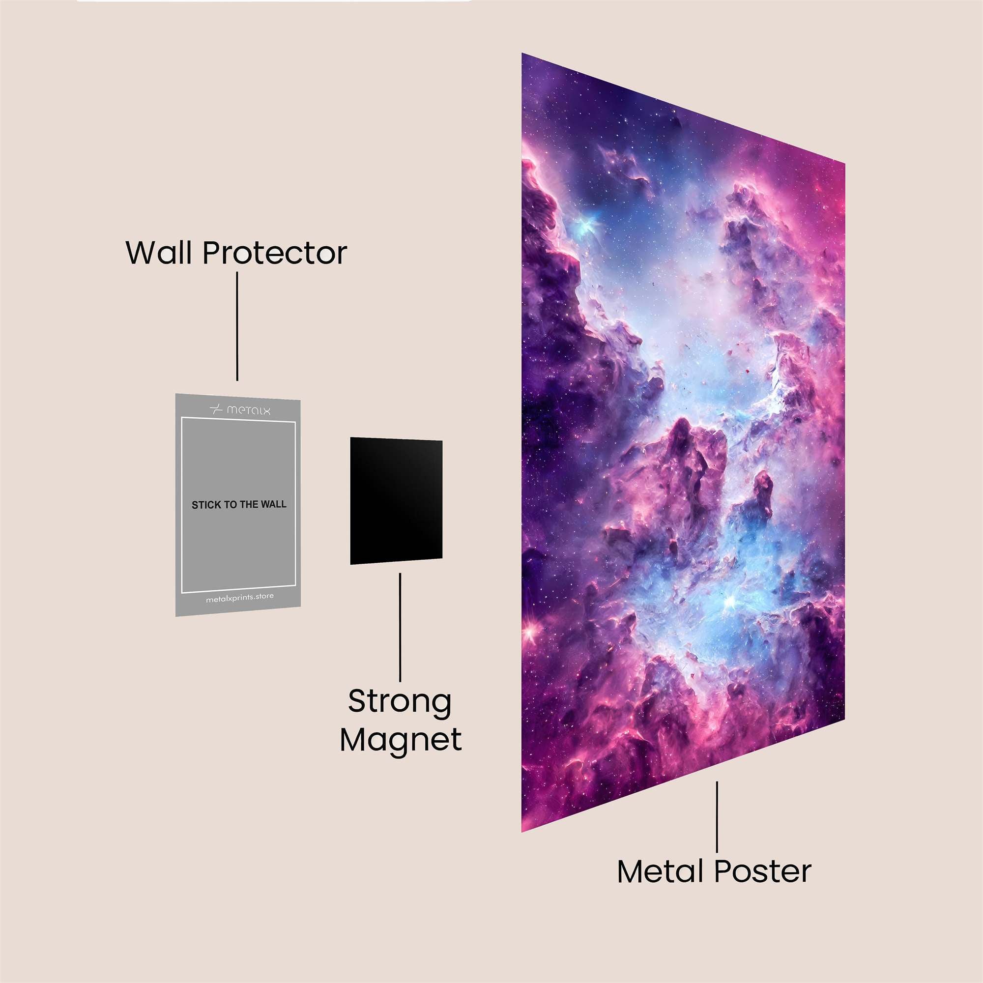 Carina Cosmic Safe Wall Magnetic / M