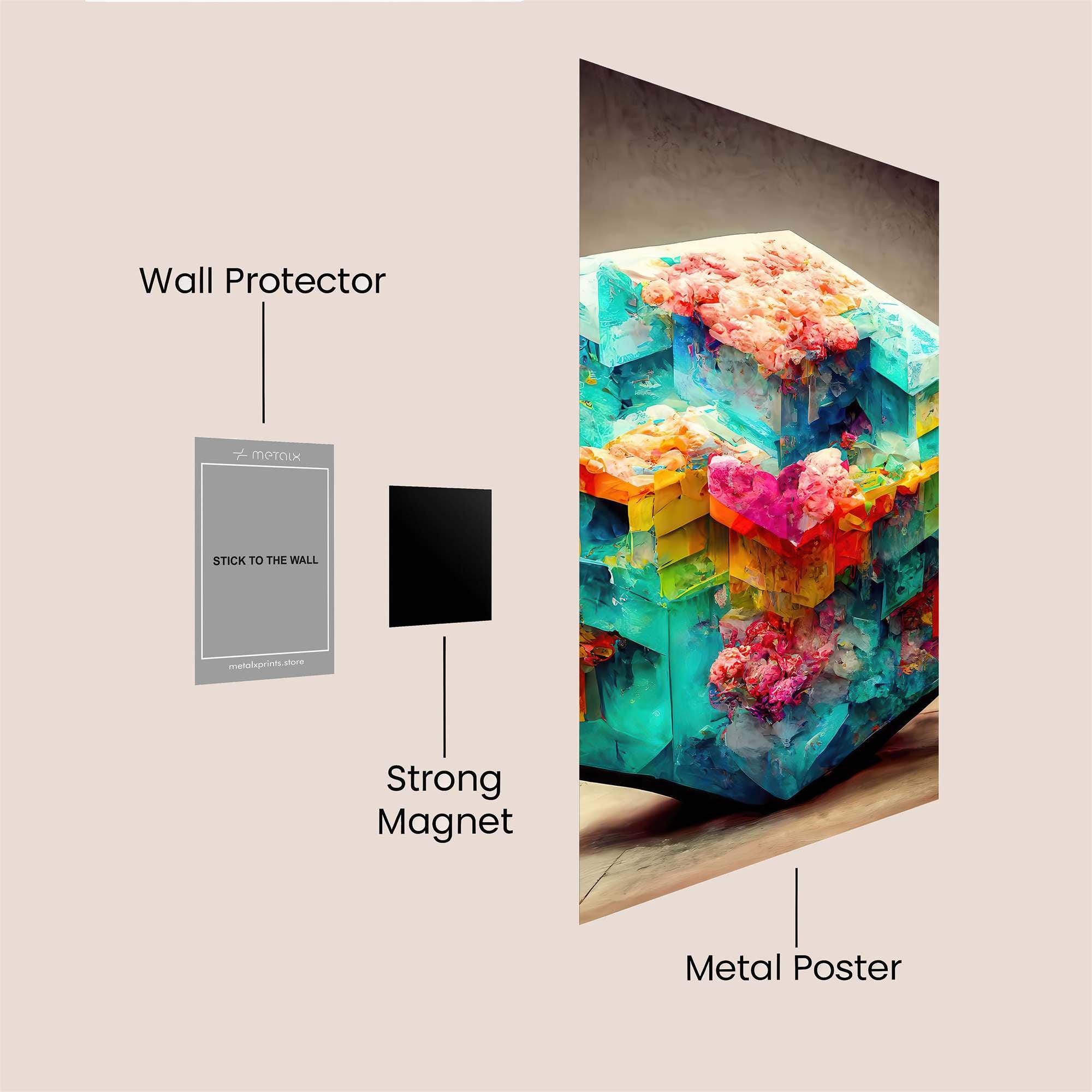 Crystal Dream Safe Wall Magnetic / M