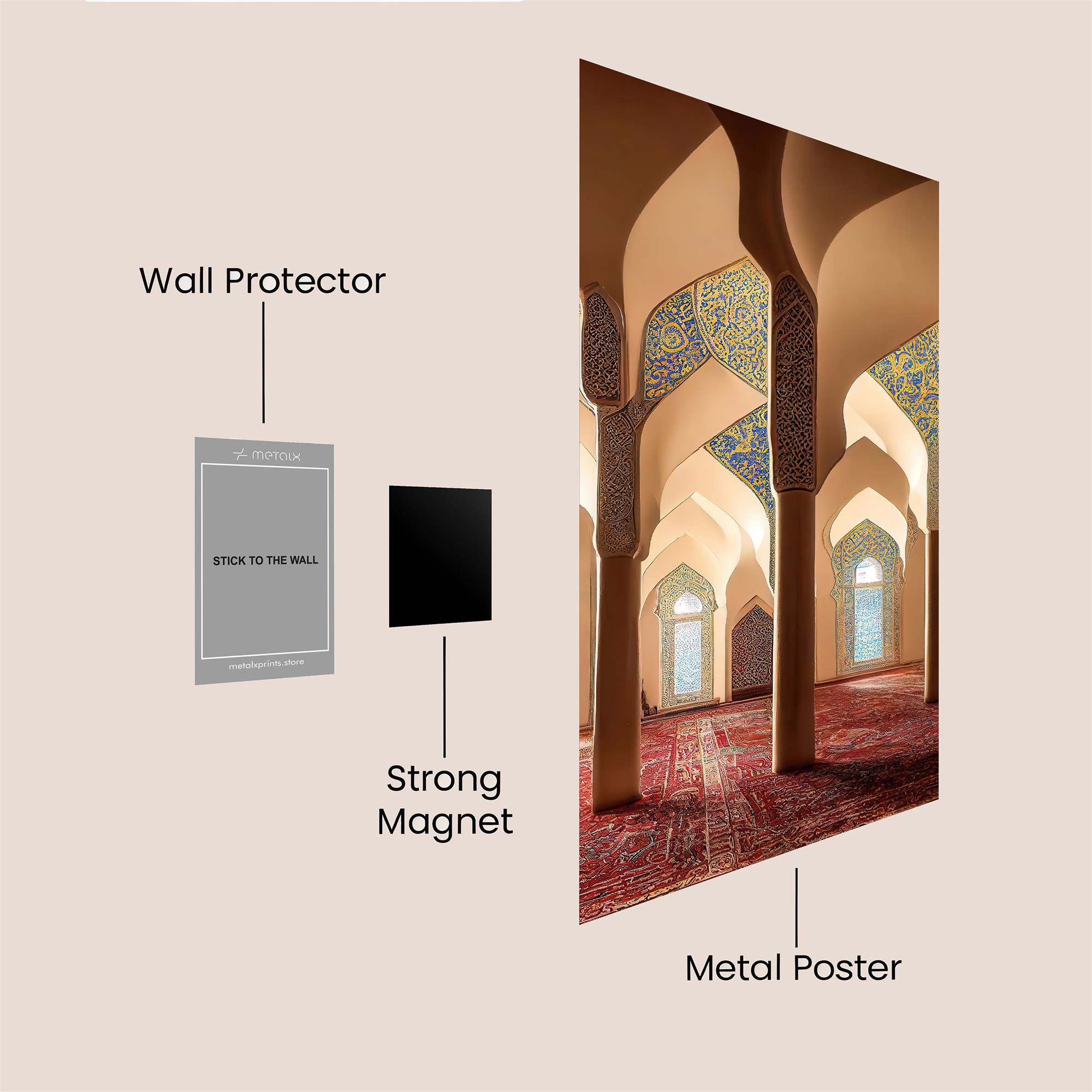 Mosque Serenity Safe Wall Magnetic / M