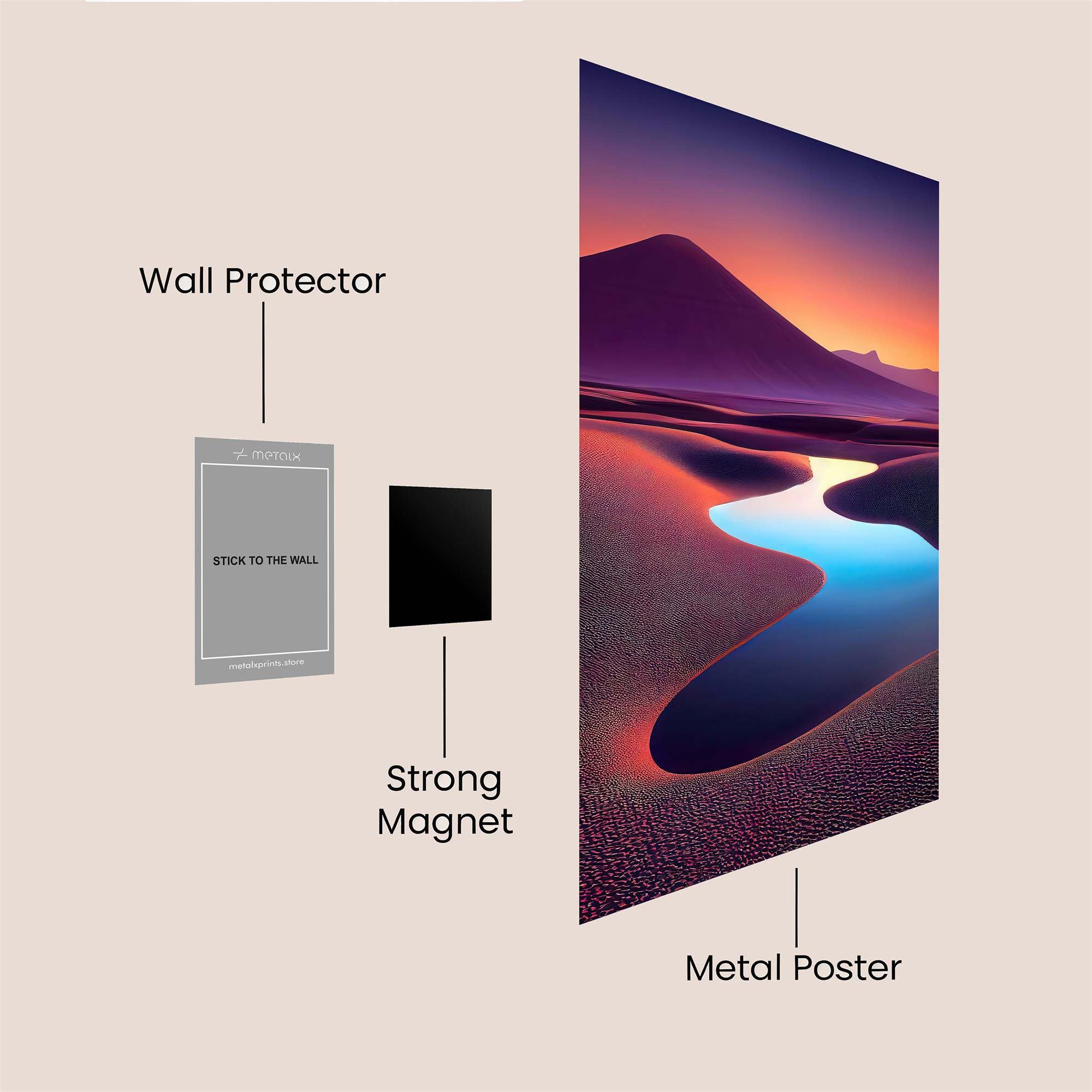 Desert Dream Safe Wall Magnetic / M