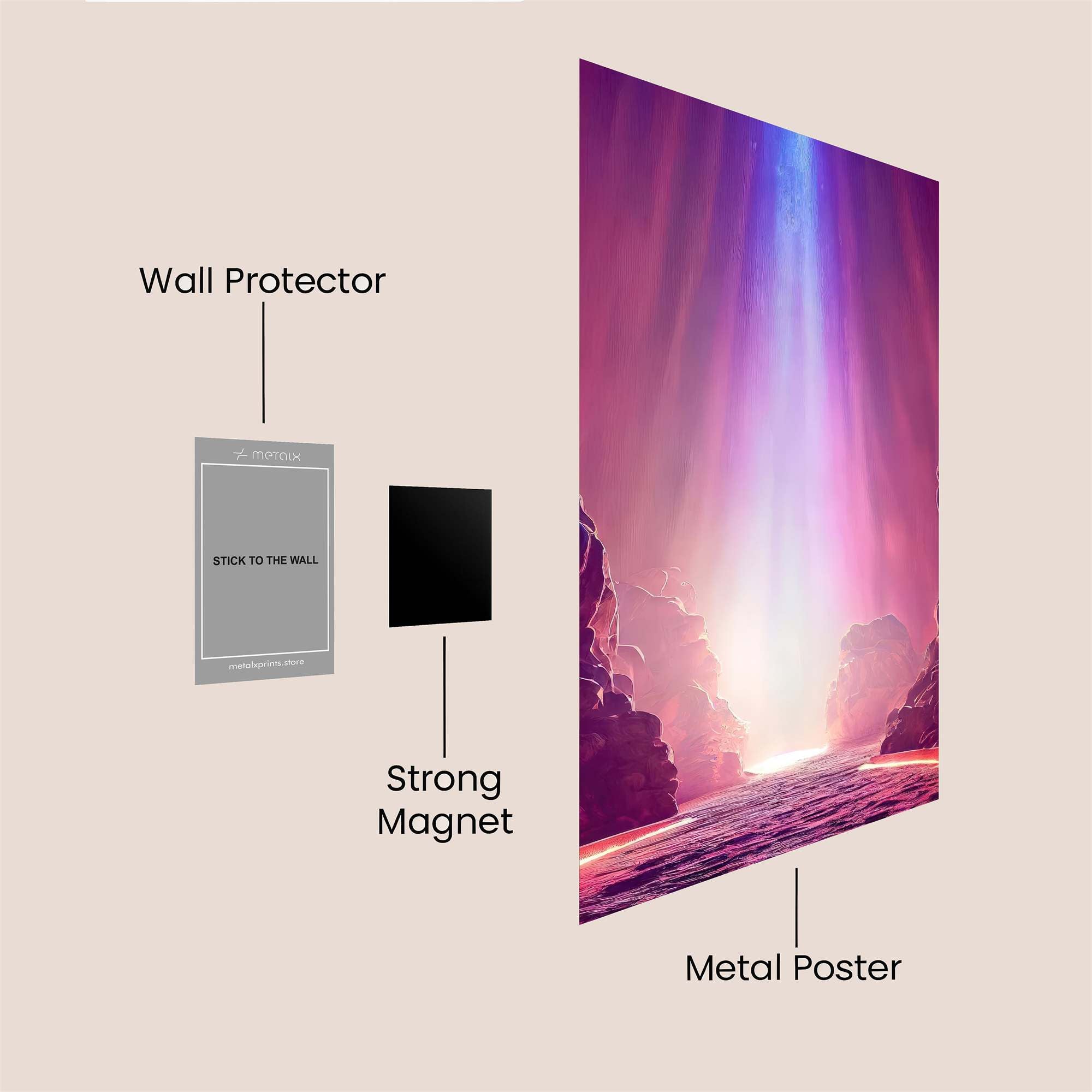 Cosmic Awakening Safe Wall Magnetic / M