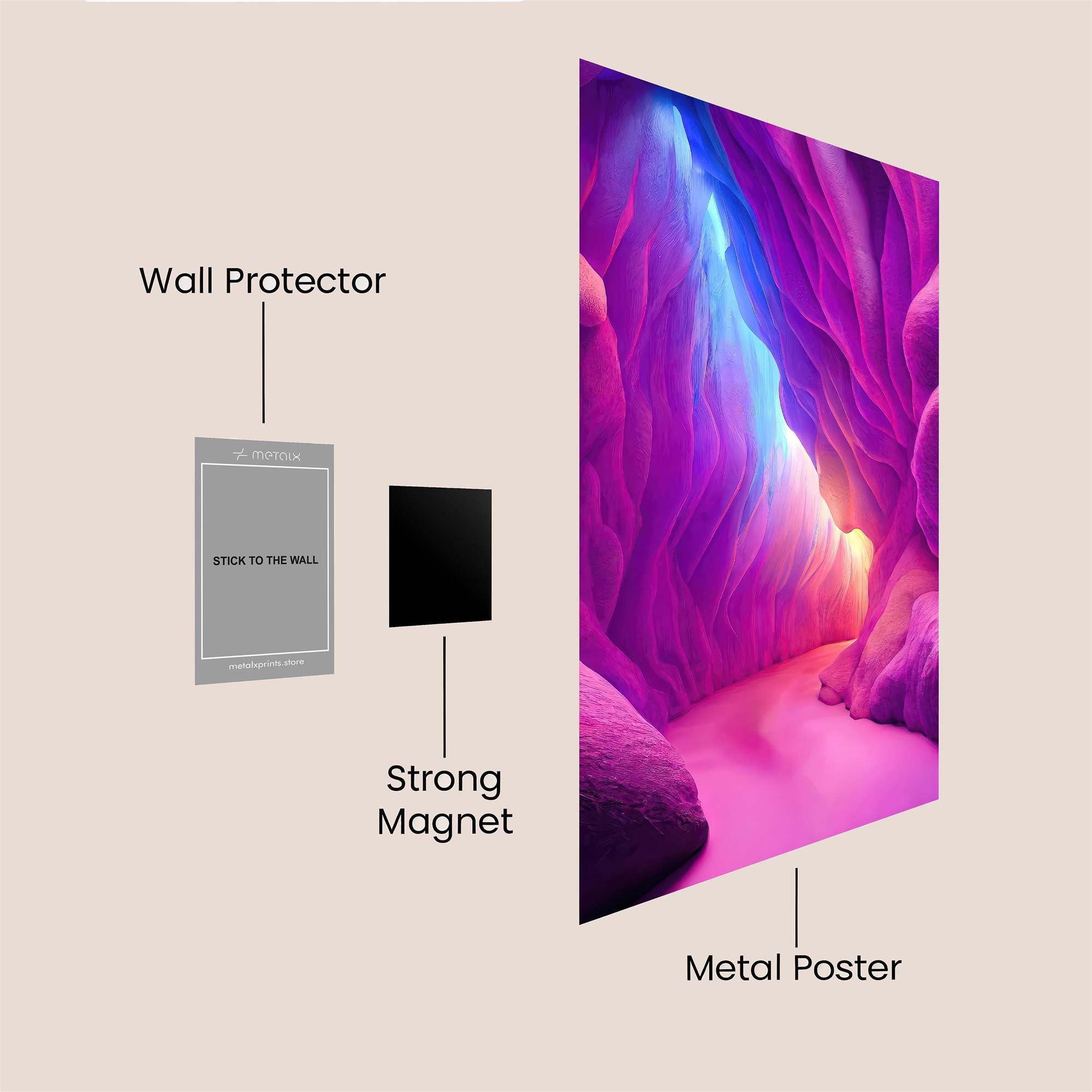 Canyon Radiance Safe Wall Magnetic / M