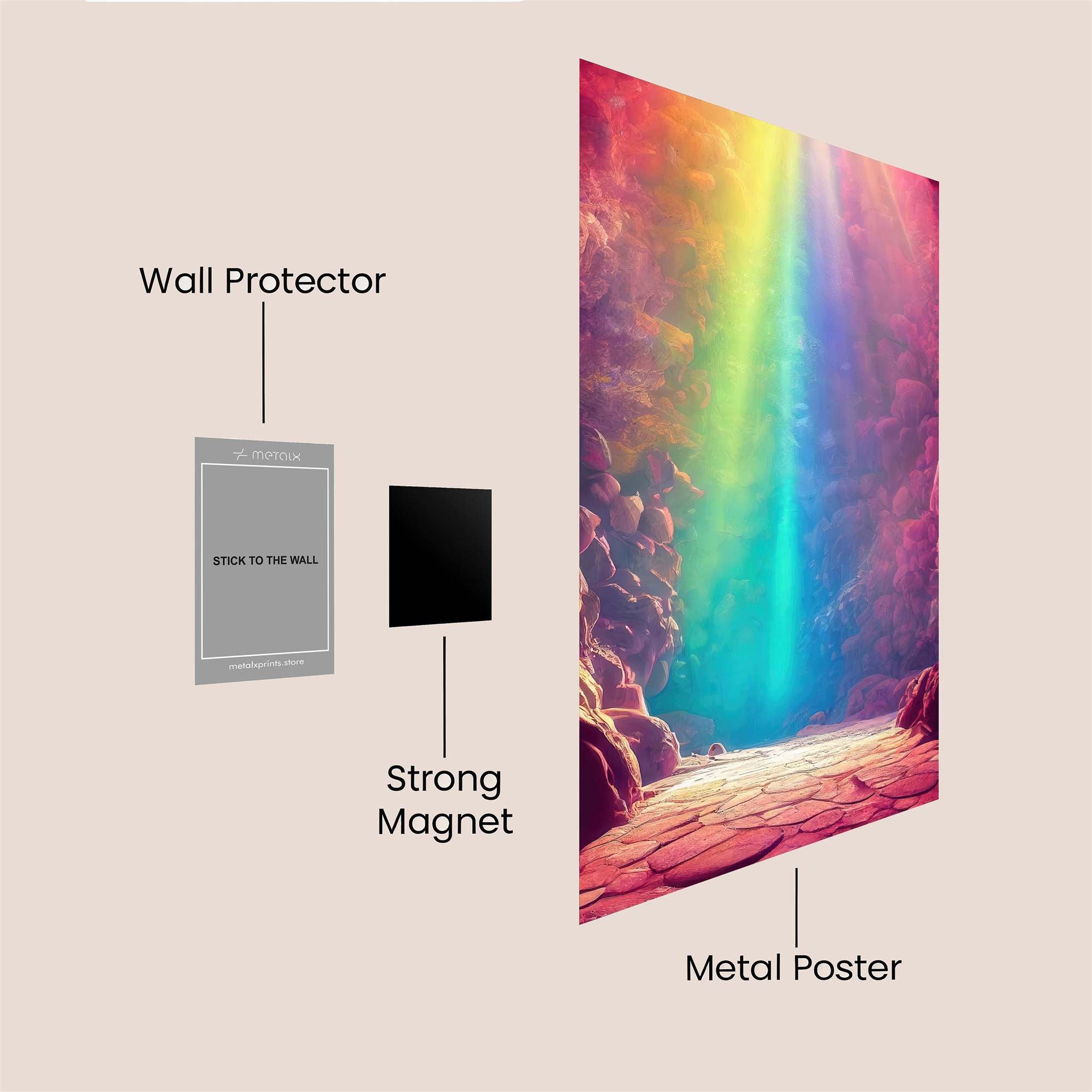 Rainbow Enchantment Safe Wall Magnetic / M