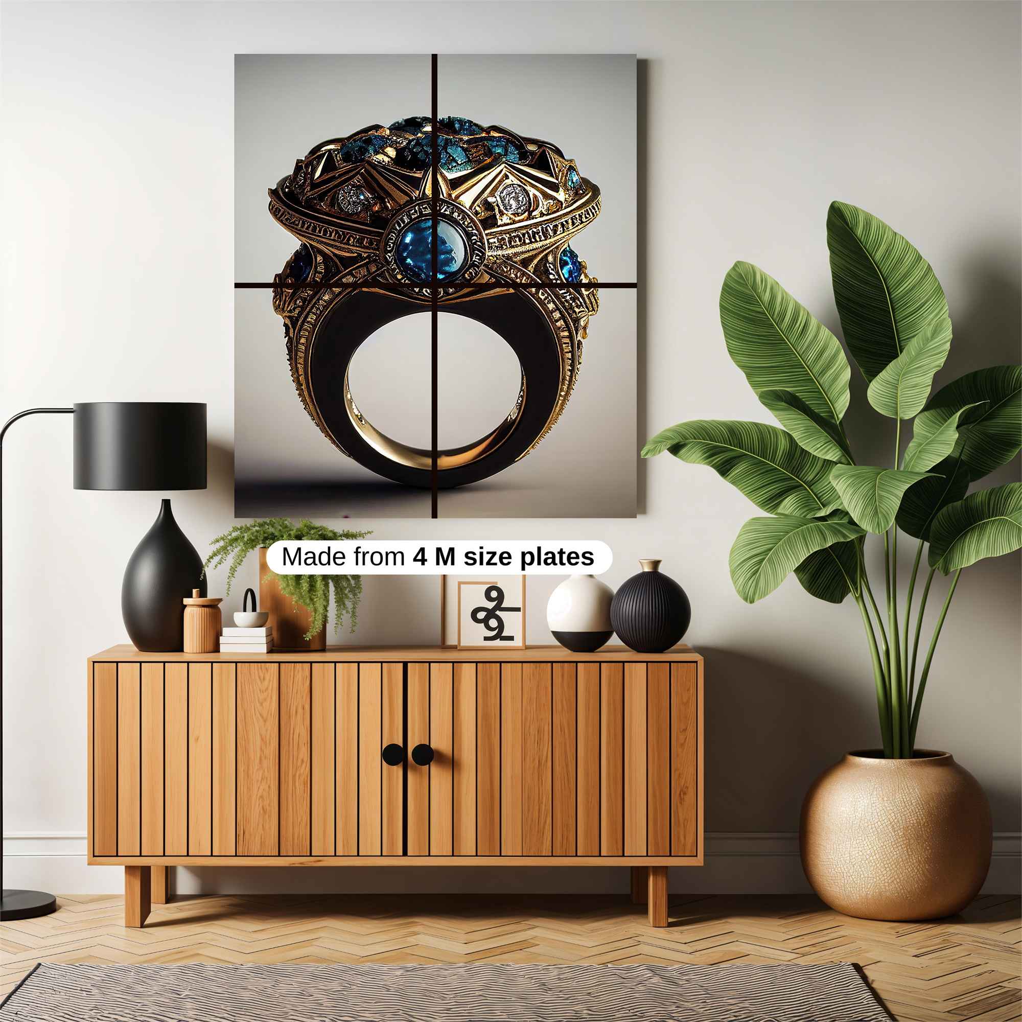 Azure Majesty Safe Wall Magnetic / M