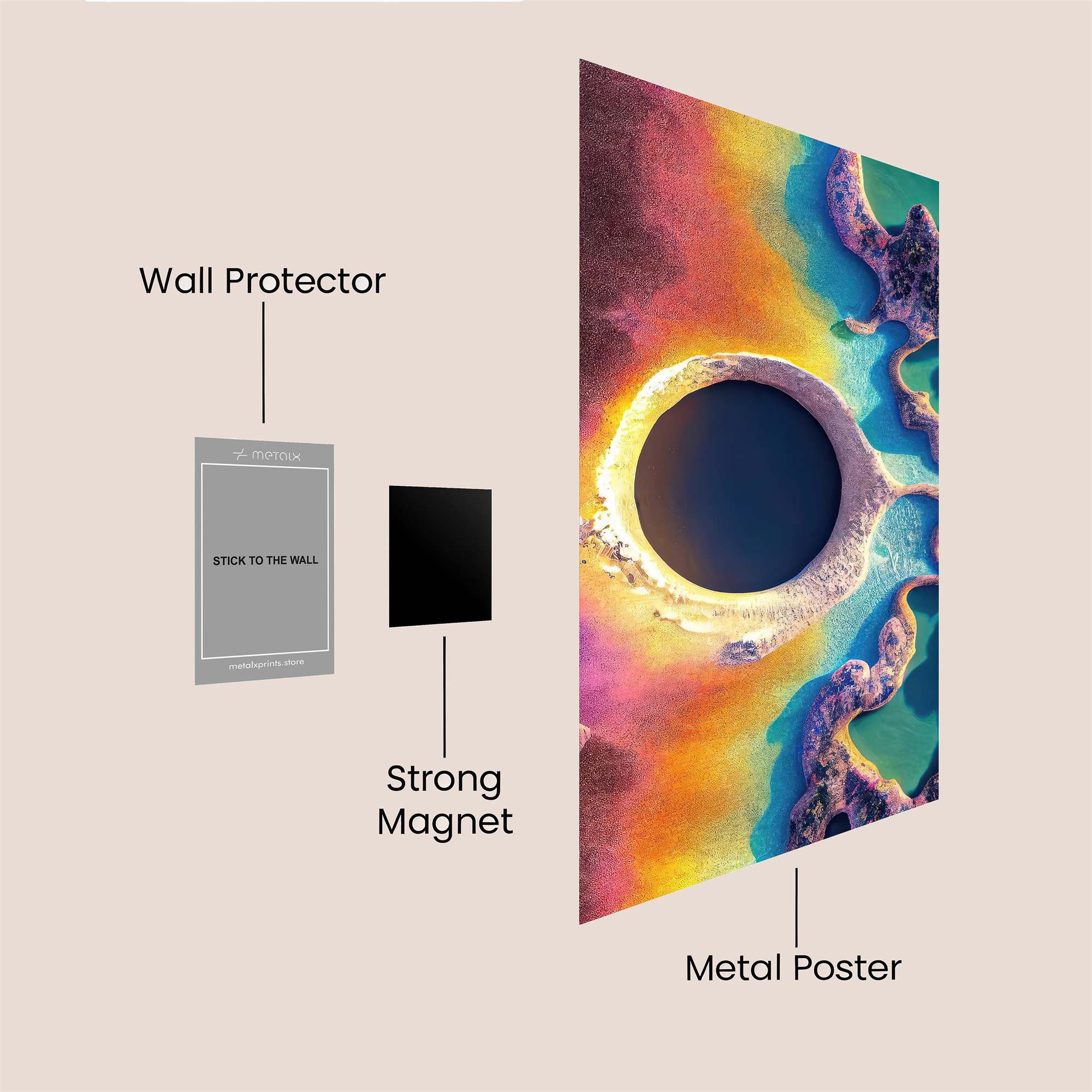 Volcanic Serenity Safe Wall Magnetic / M