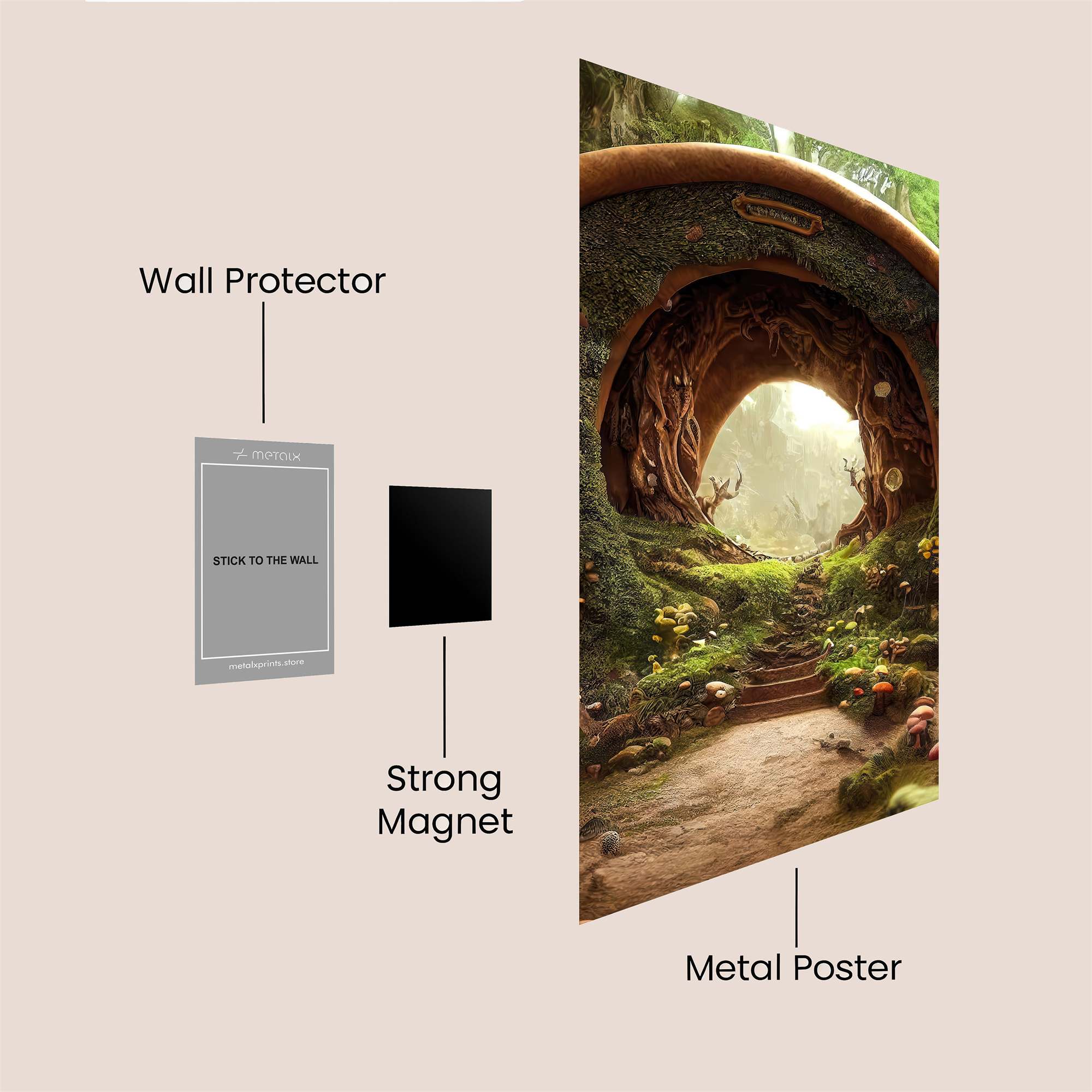 Enchanted Portal Safe Wall Magnetic / M