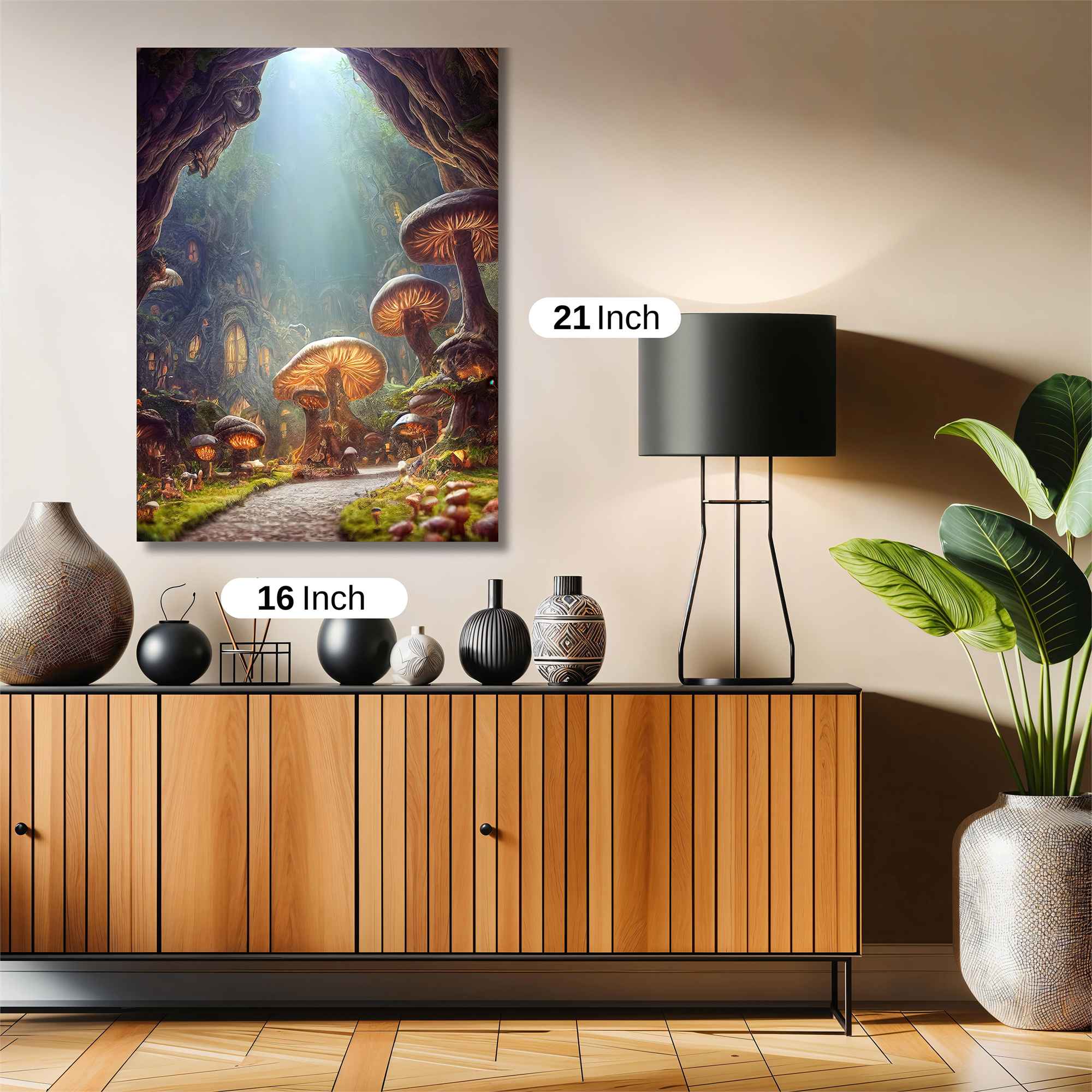 MushroomWhimsy Safe Wall Magnetic / M
