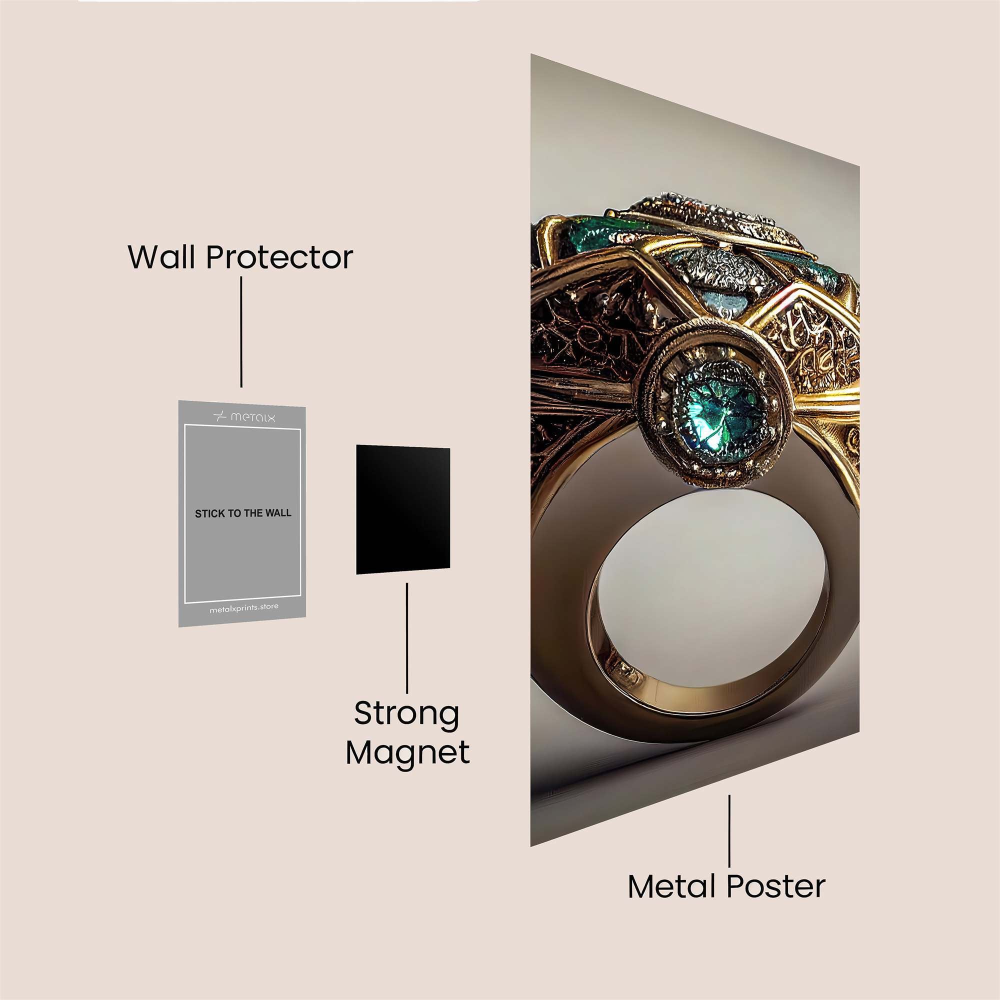 Emerald Enigma Safe Wall Magnetic / M