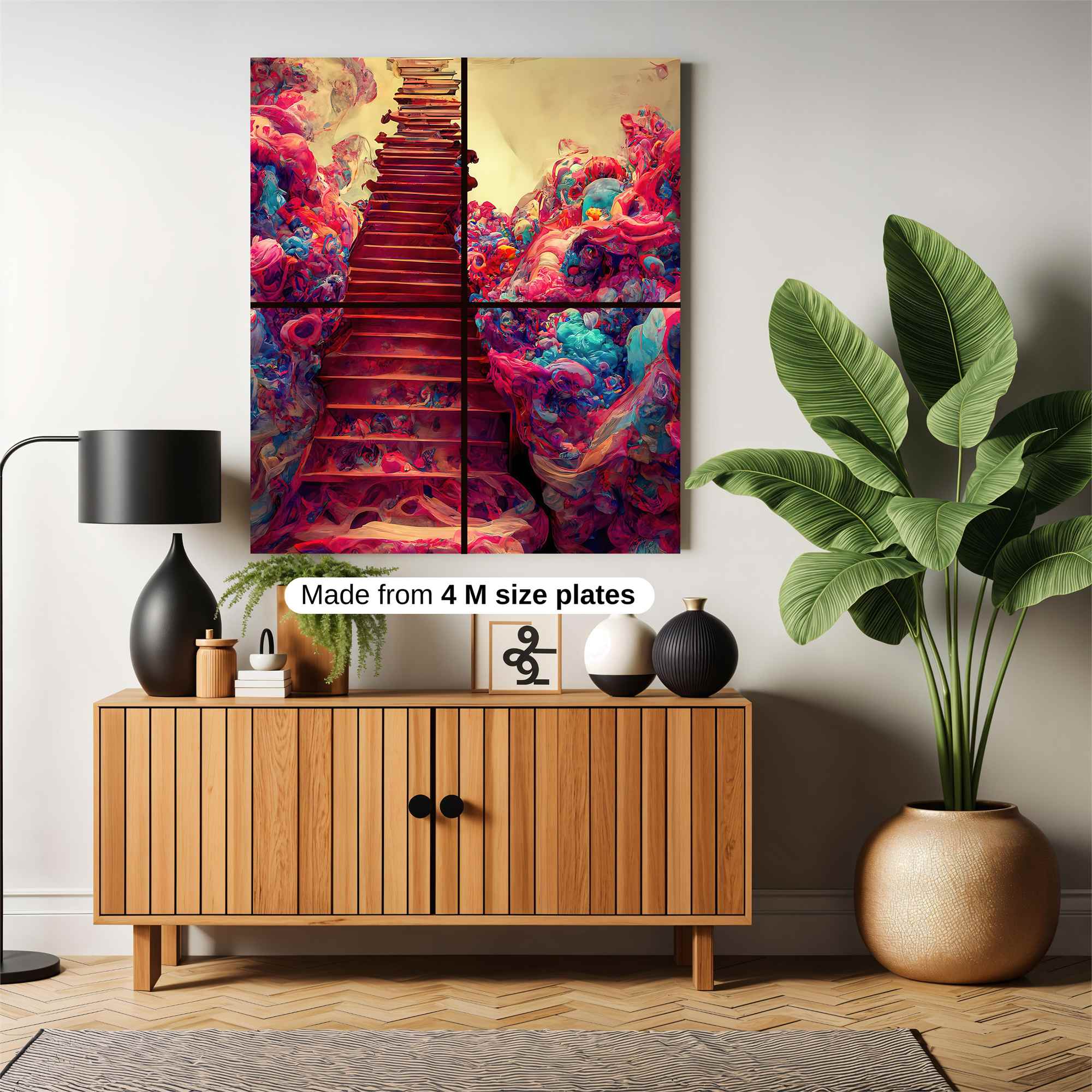 Stairway Dreamscape Safe Wall Magnetic / M