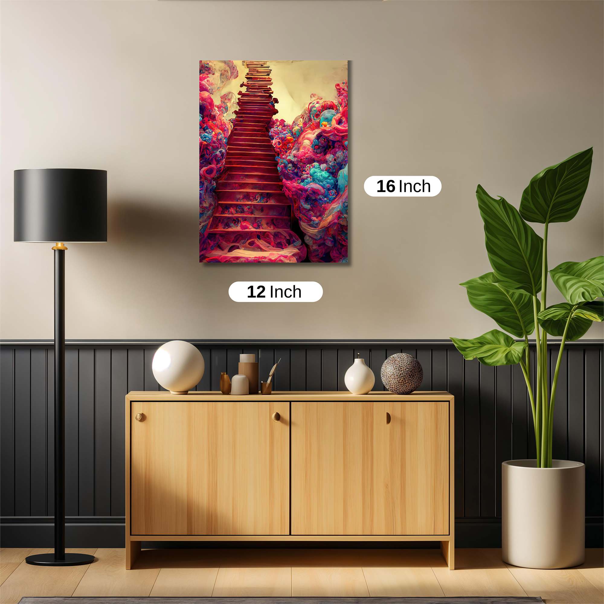 Stairway Dreamscape Safe Wall Magnetic / M