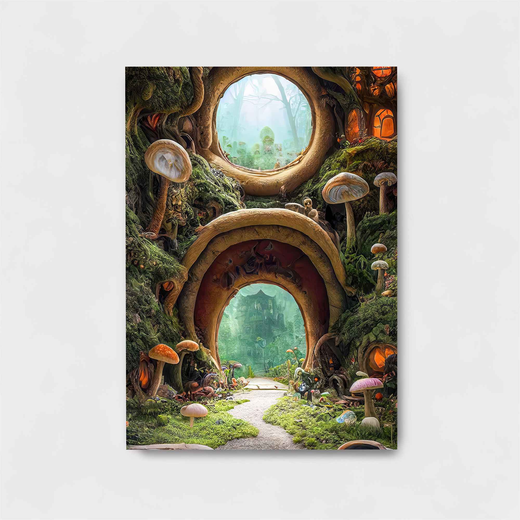 Mushroom Whimsy Safe Wall Magnetic / M