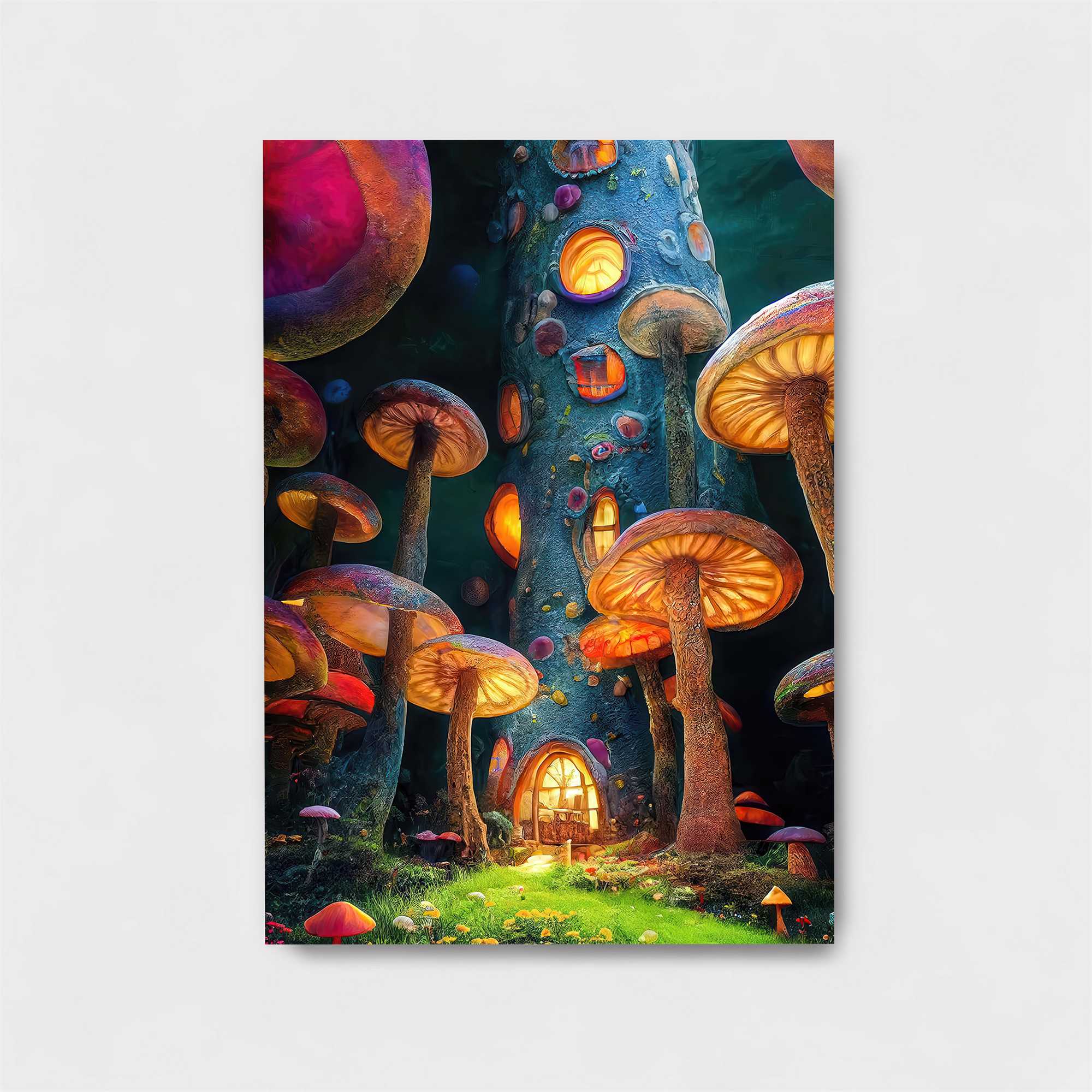 Mushroom Whimsy Safe Wall Magnetic / M