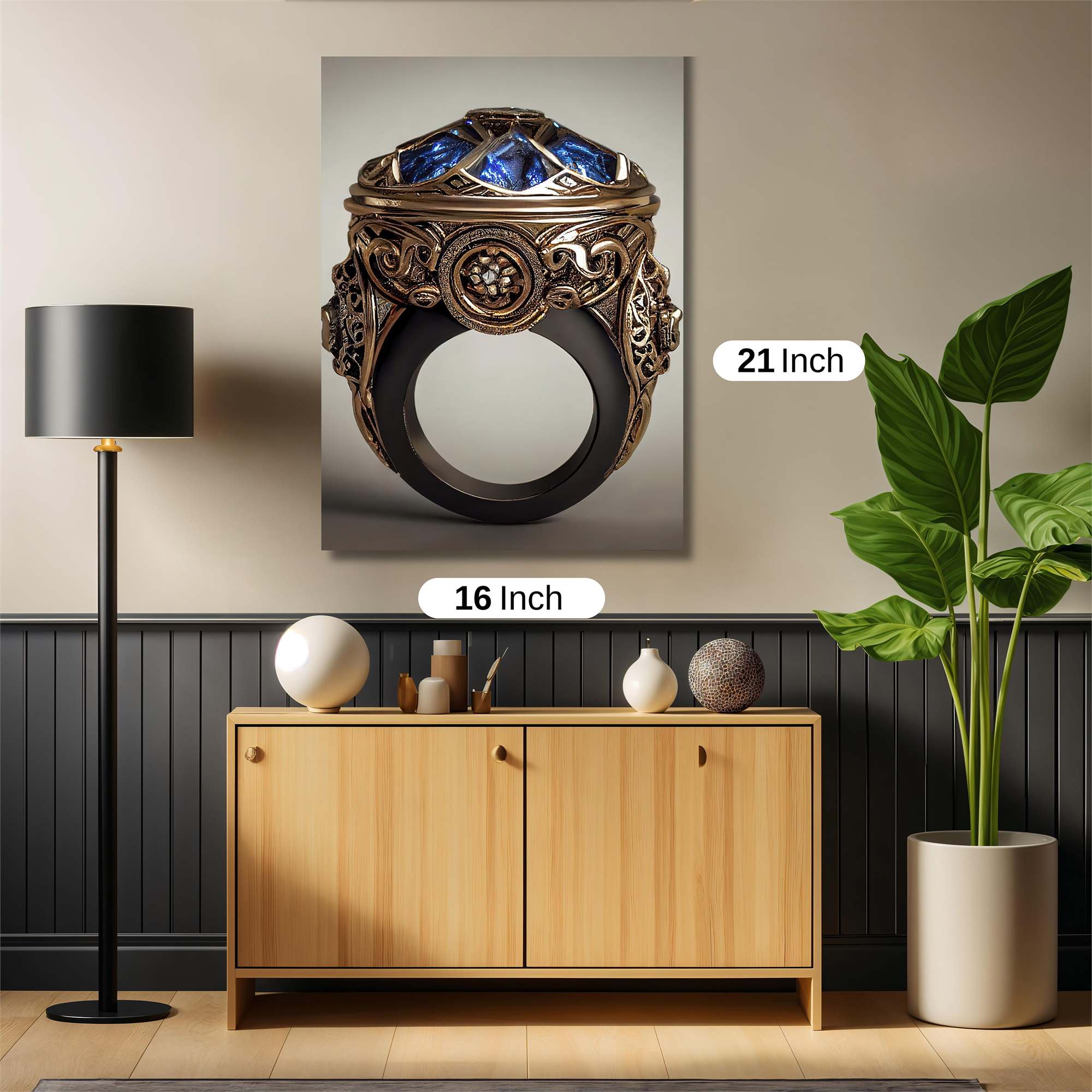 Sapphire Majesty Safe Wall Magnetic / M