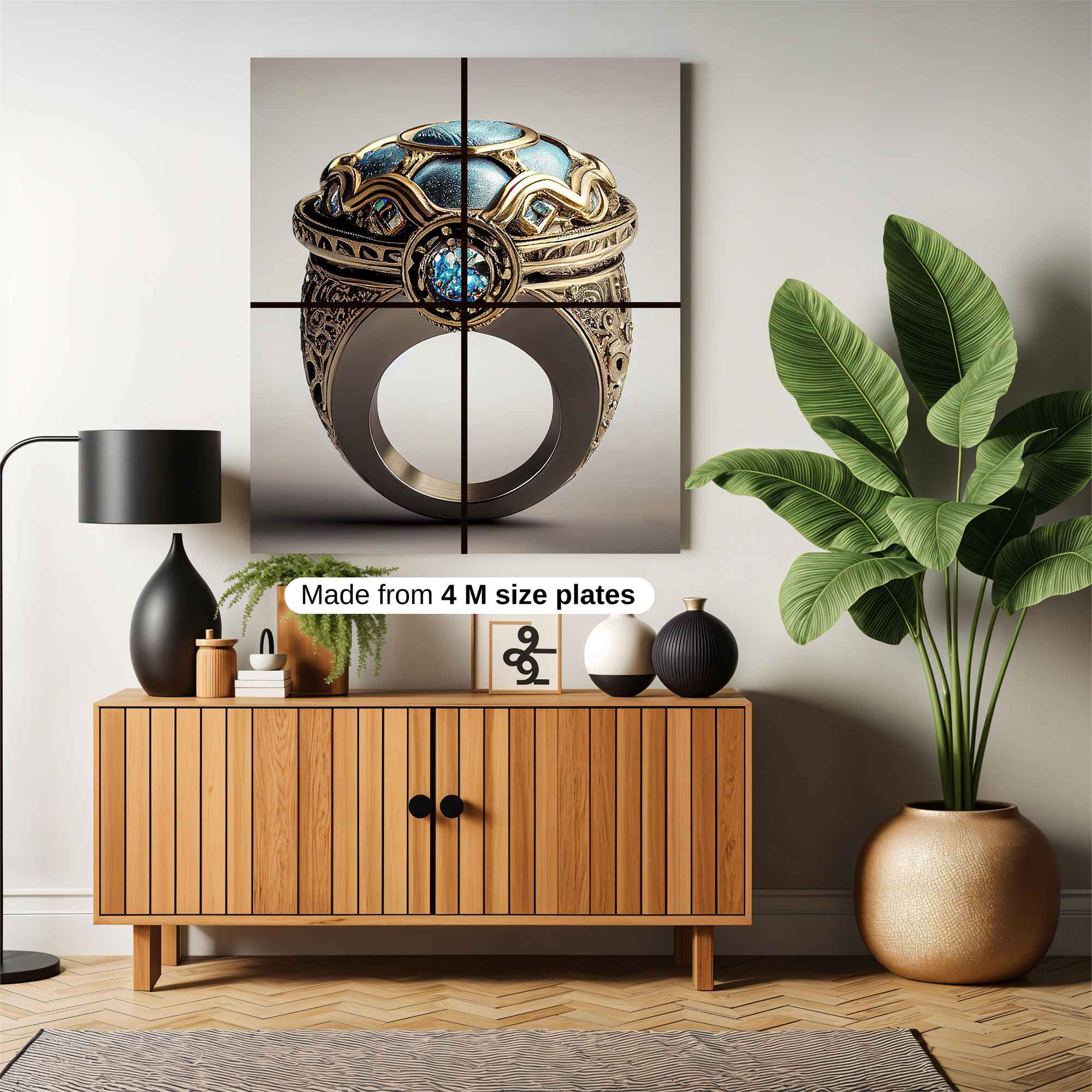 Azure Majesty Safe Wall Magnetic / M