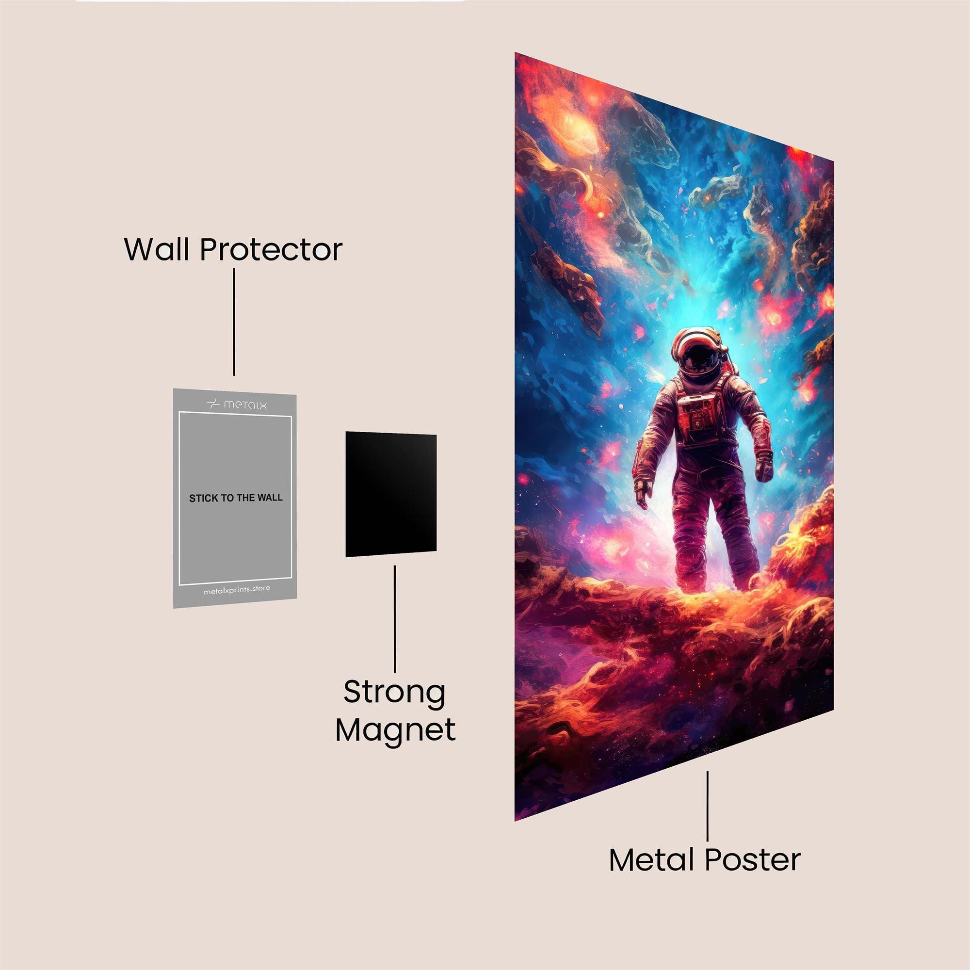 Cosmic Serenity Safe Wall Magnetic / M
