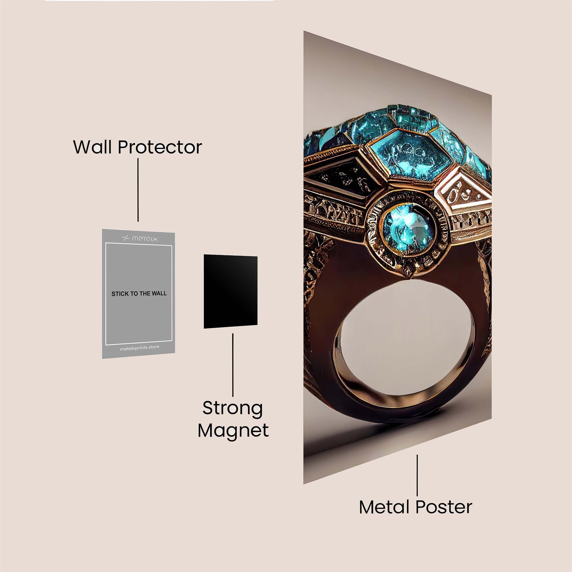 Aqua Majesty Safe Wall Magnetic / M