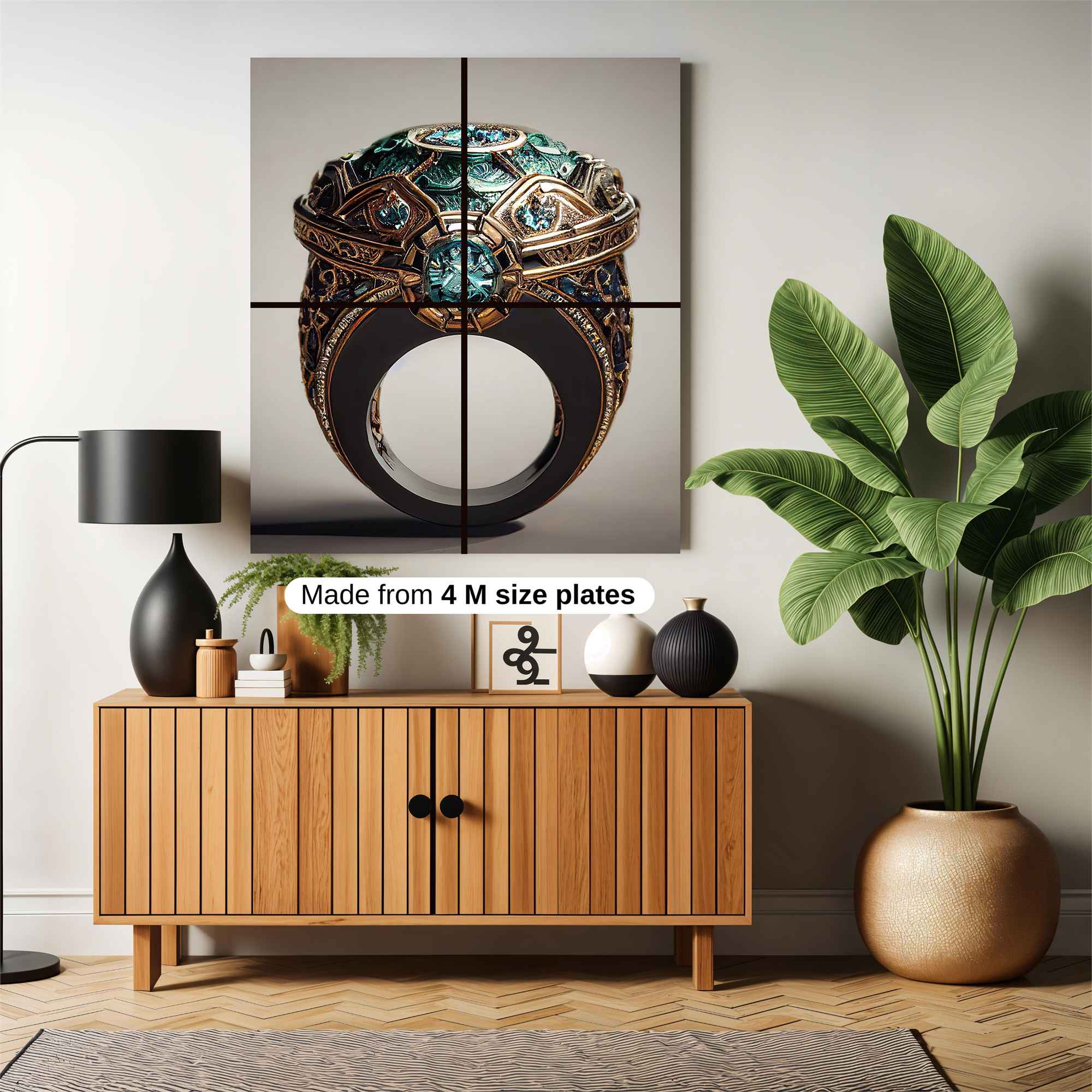 Jeweled Majesty Safe Wall Magnetic / M