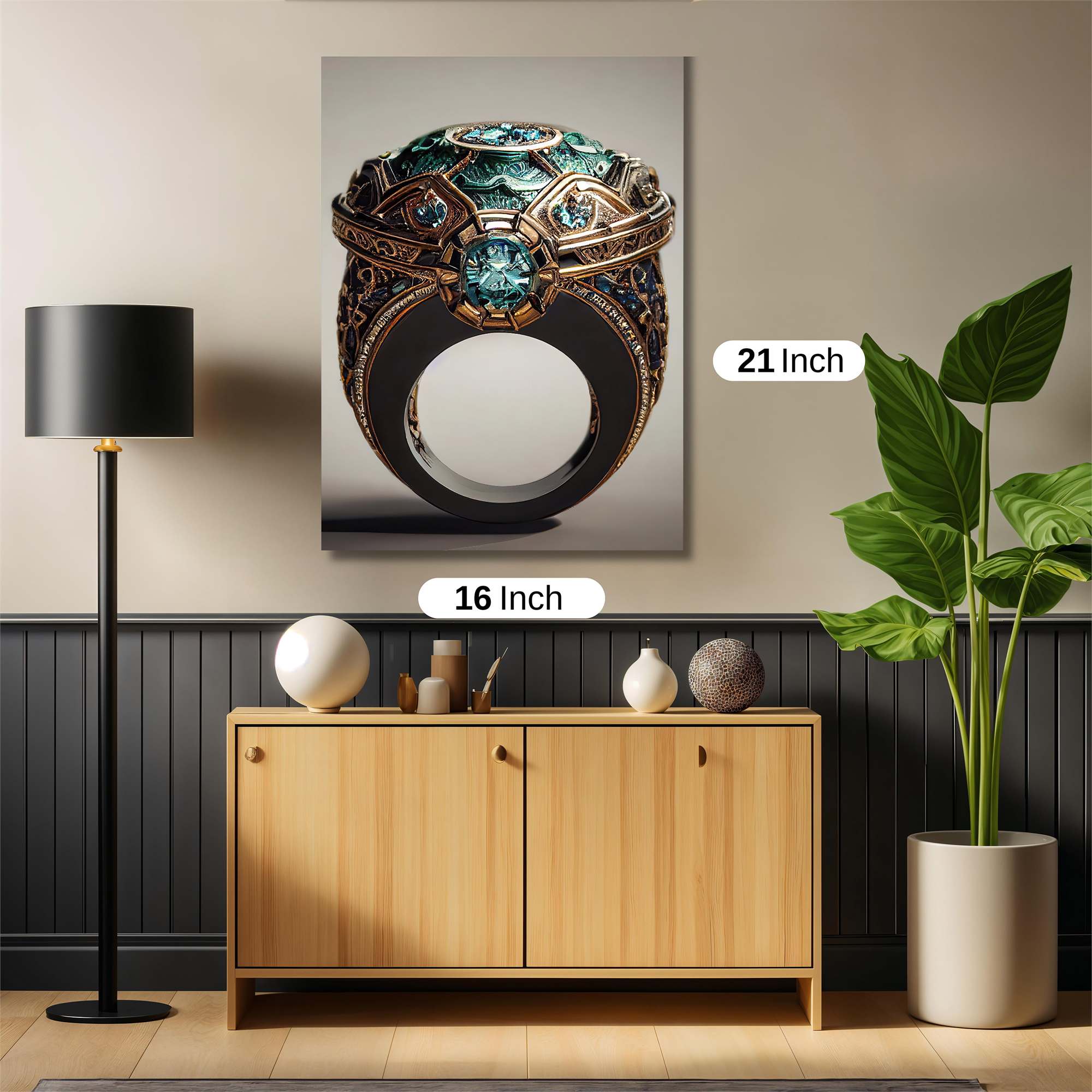 Jeweled Majesty Safe Wall Magnetic / M
