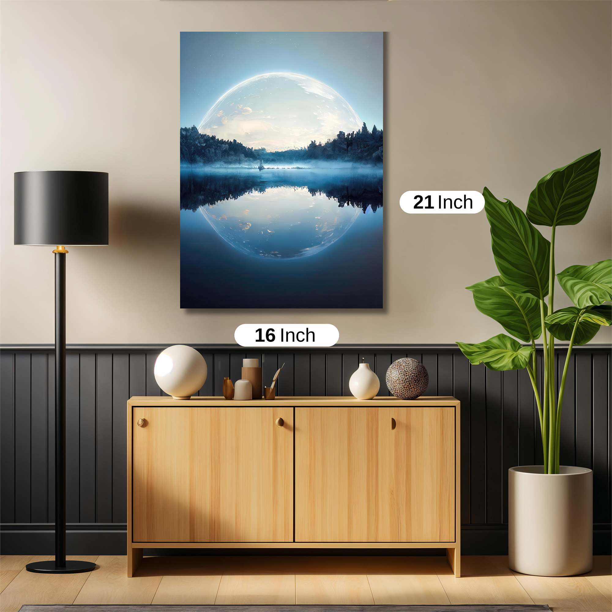Moon Serenity Safe Wall Magnetic / M