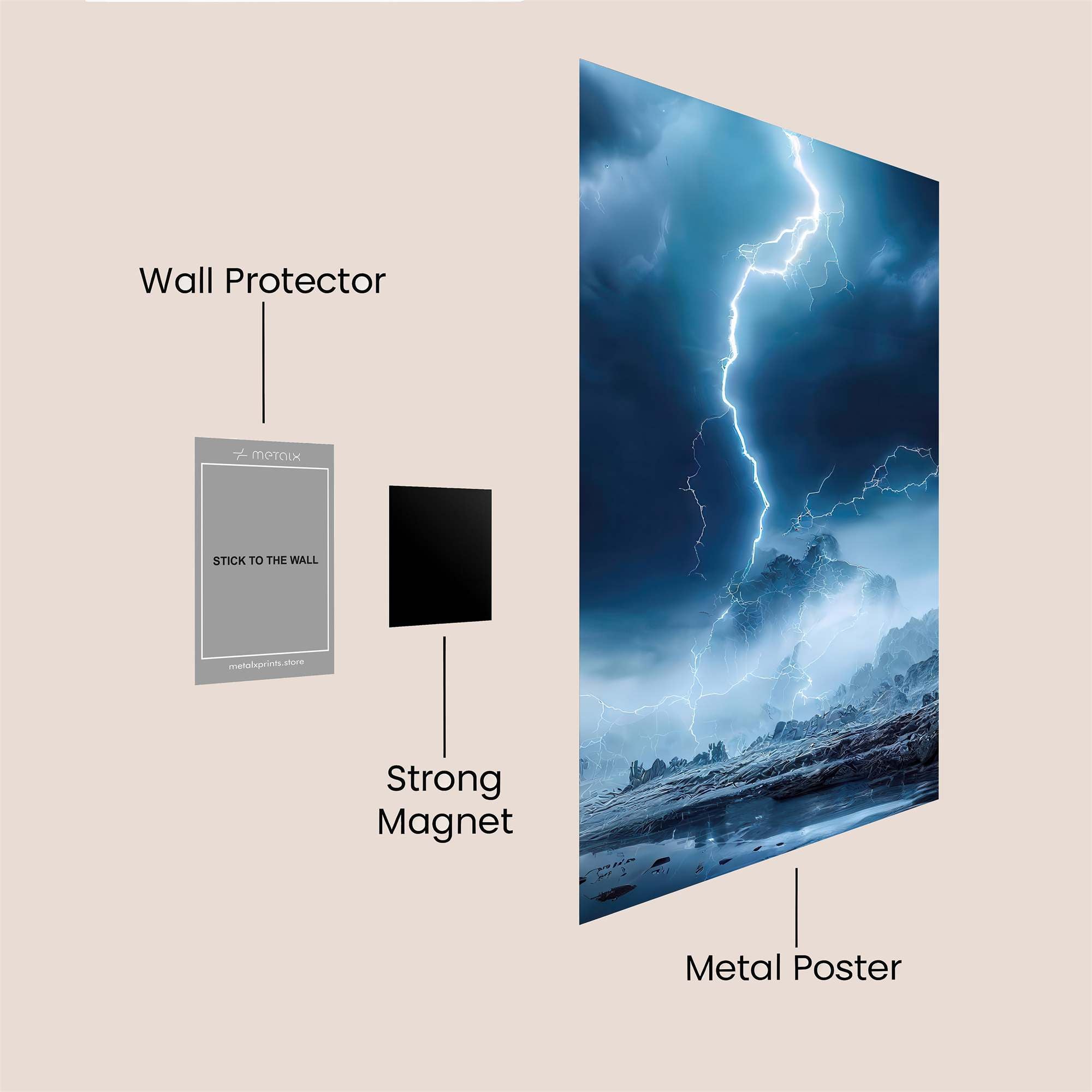 Storm Unleashed Safe Wall Magnetic / M