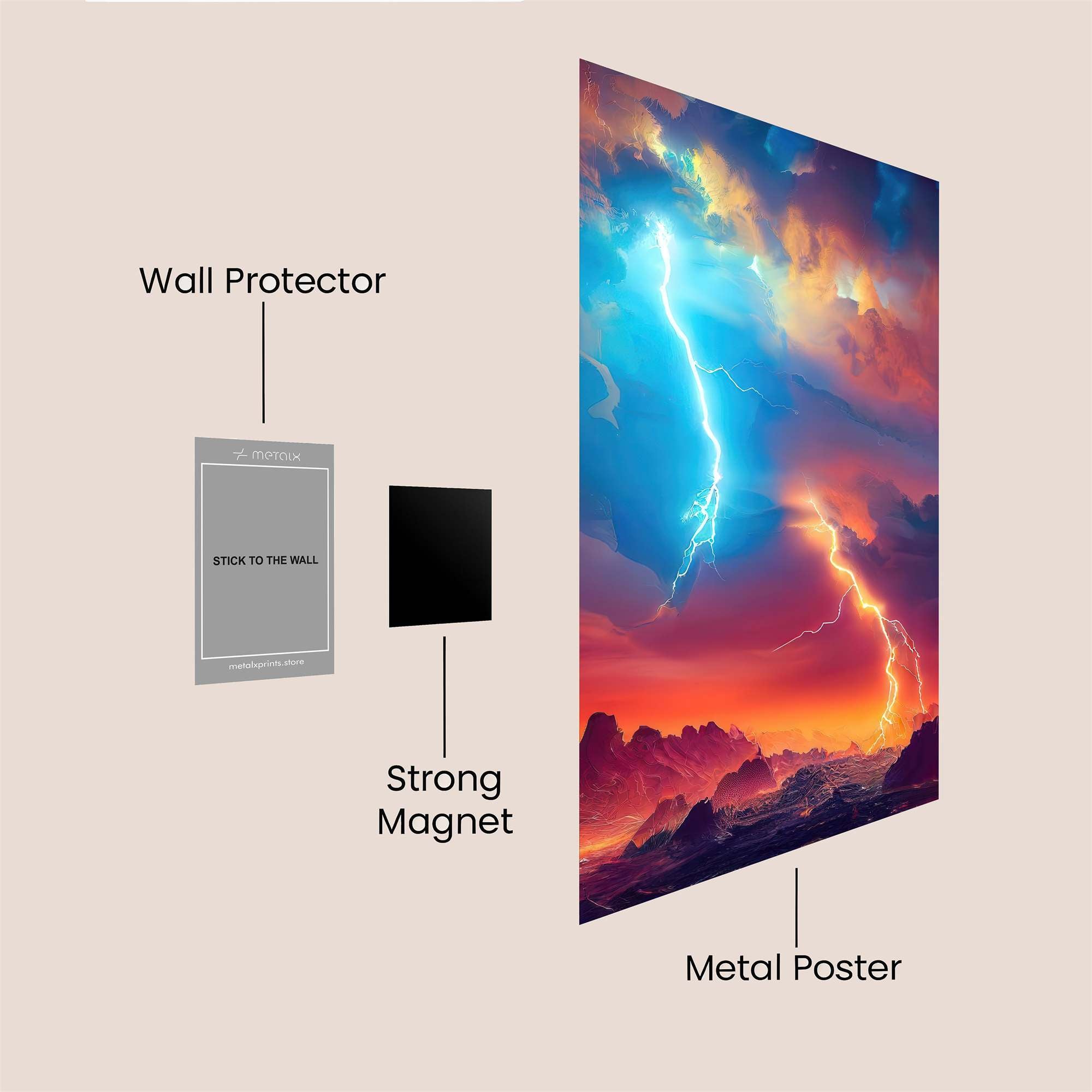 Sky Fury Safe Wall Magnetic / M