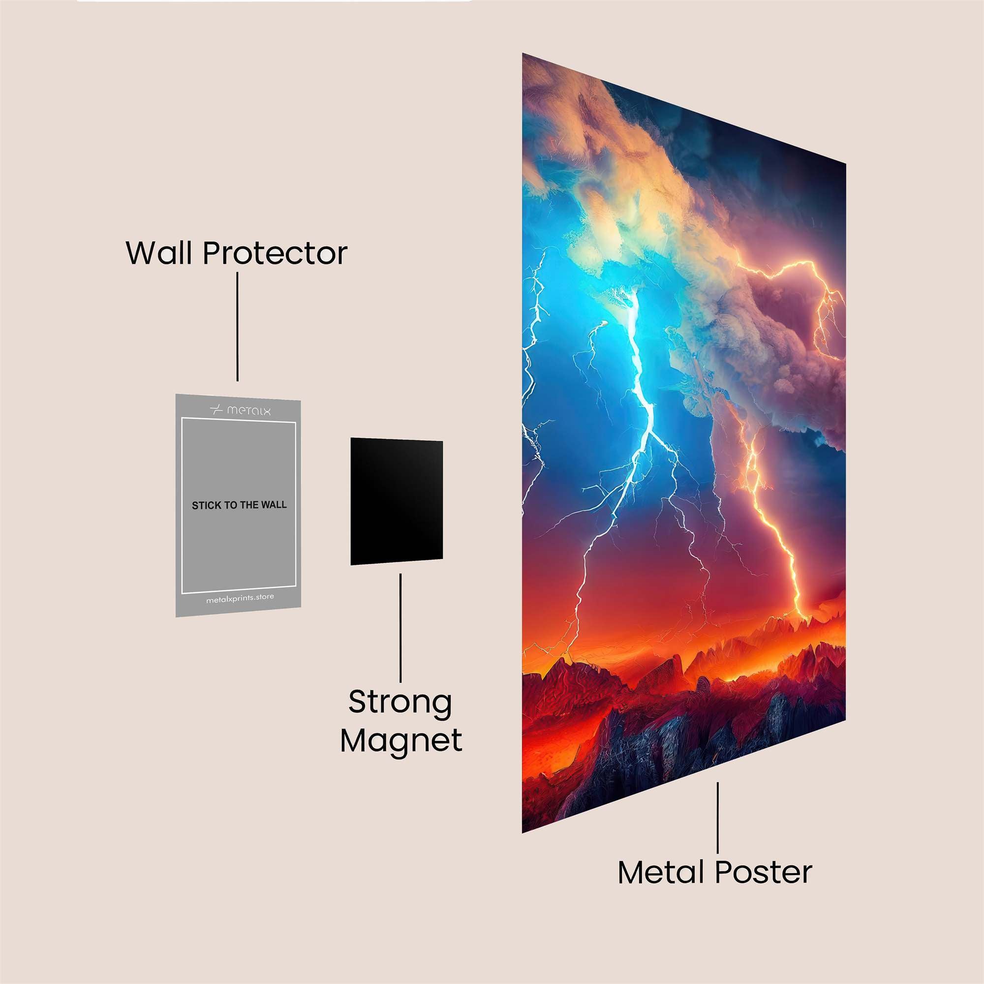 Storm Euphoria Safe Wall Magnetic / M